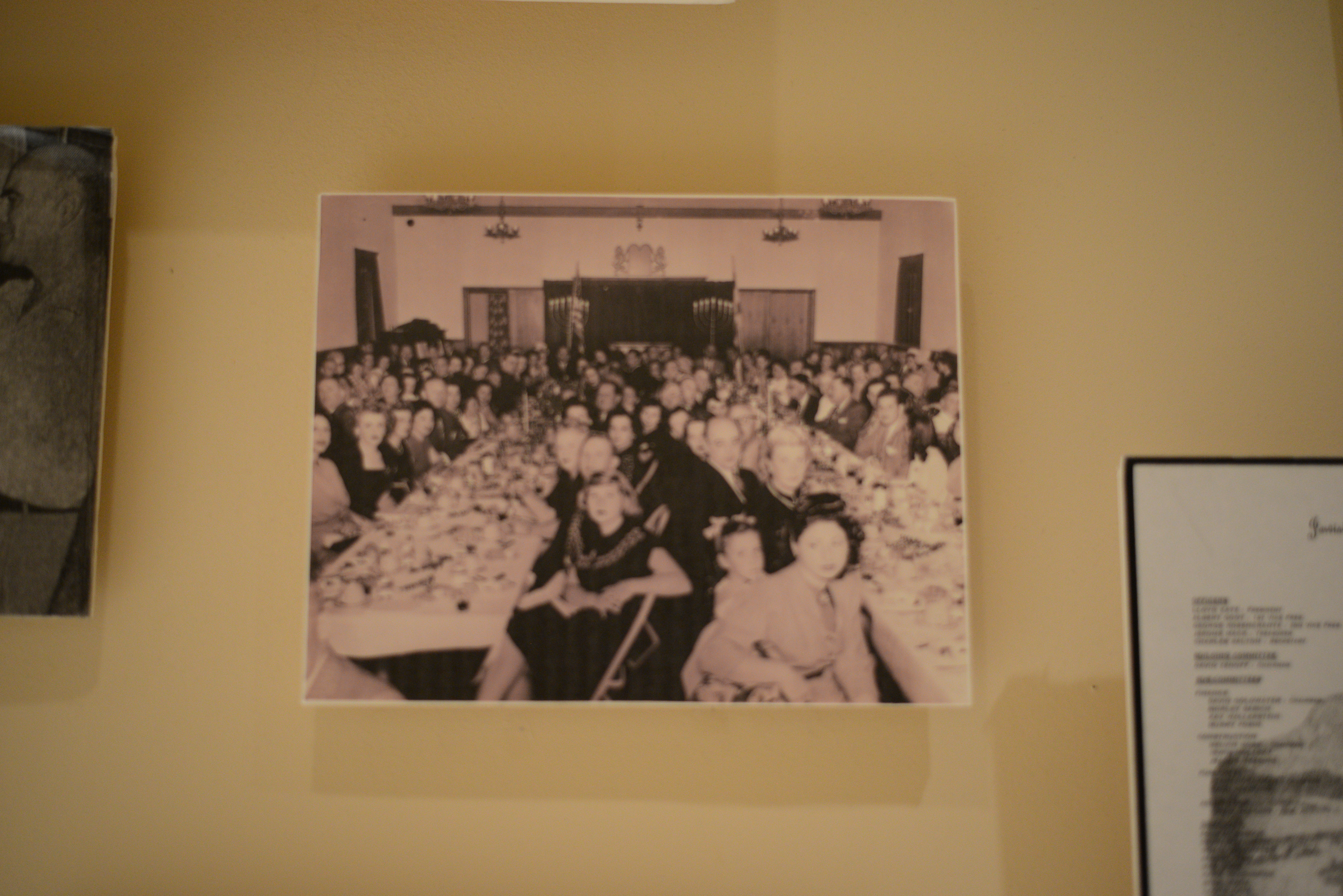 Photograph of banquet event