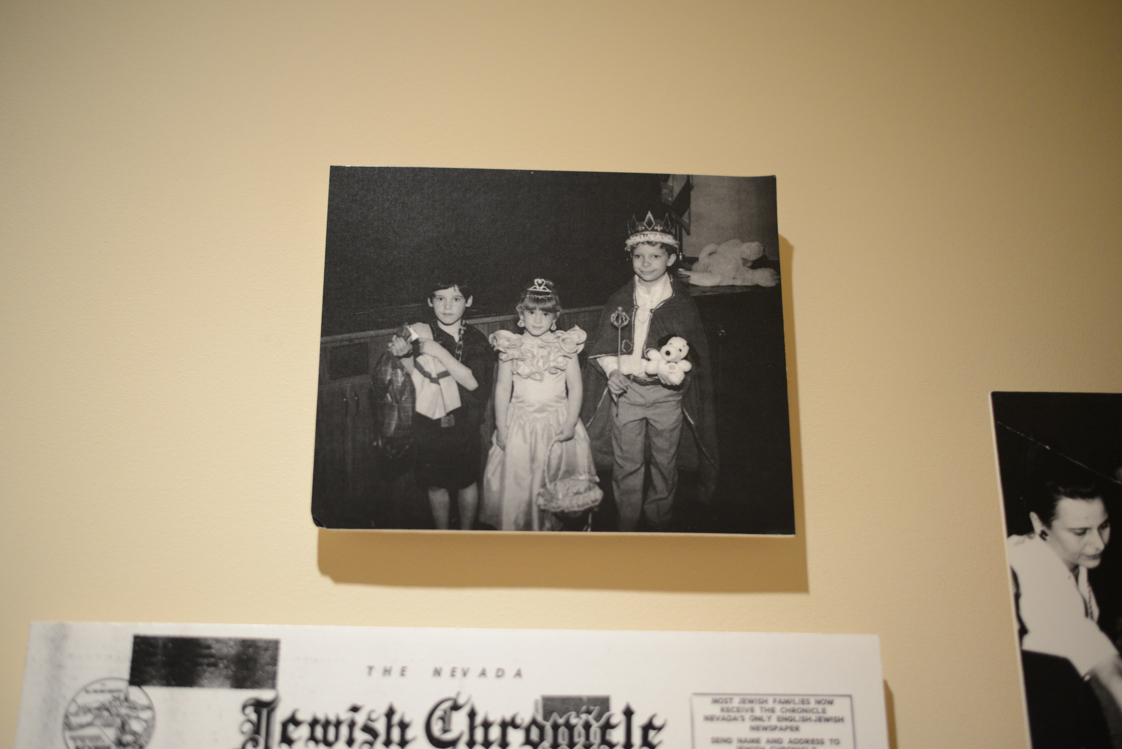 Photograph of children in costume