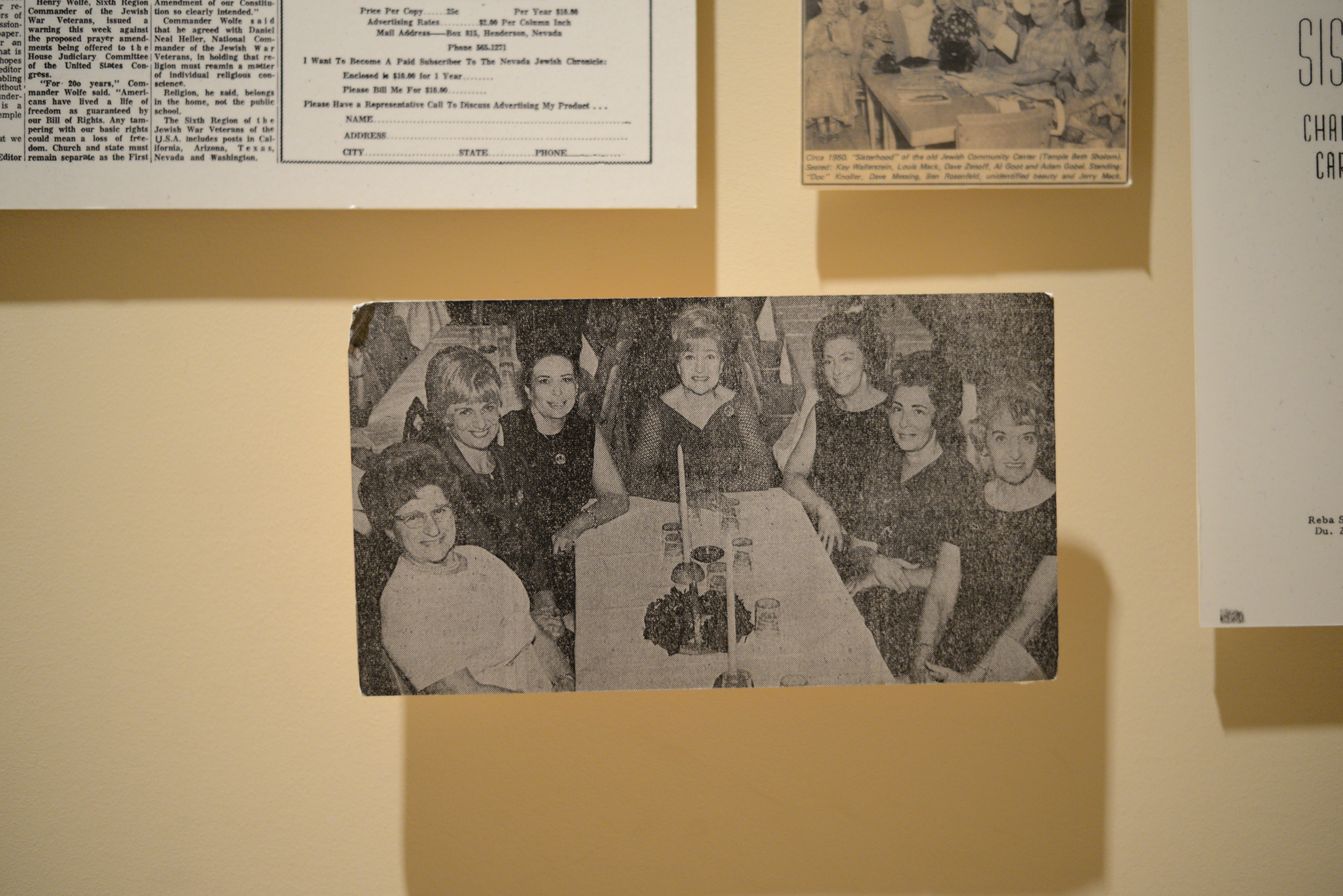 Photograph of women at a table
