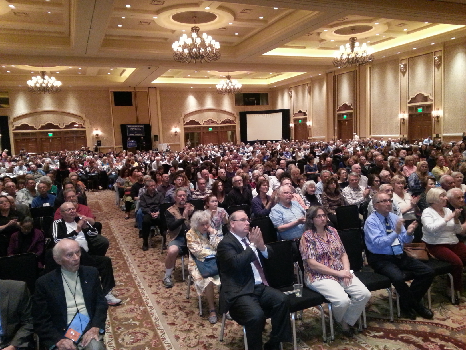 Audience for Kristallnacht commemoration at Green Valley Ranch, 2013