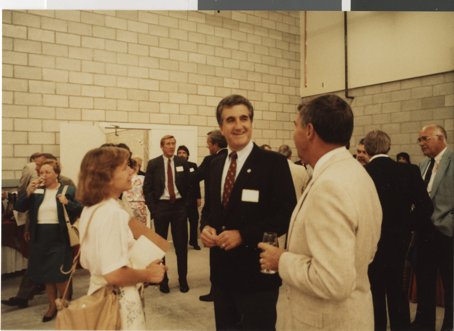 Photograph of Ron Lurie at an event, circa 1978