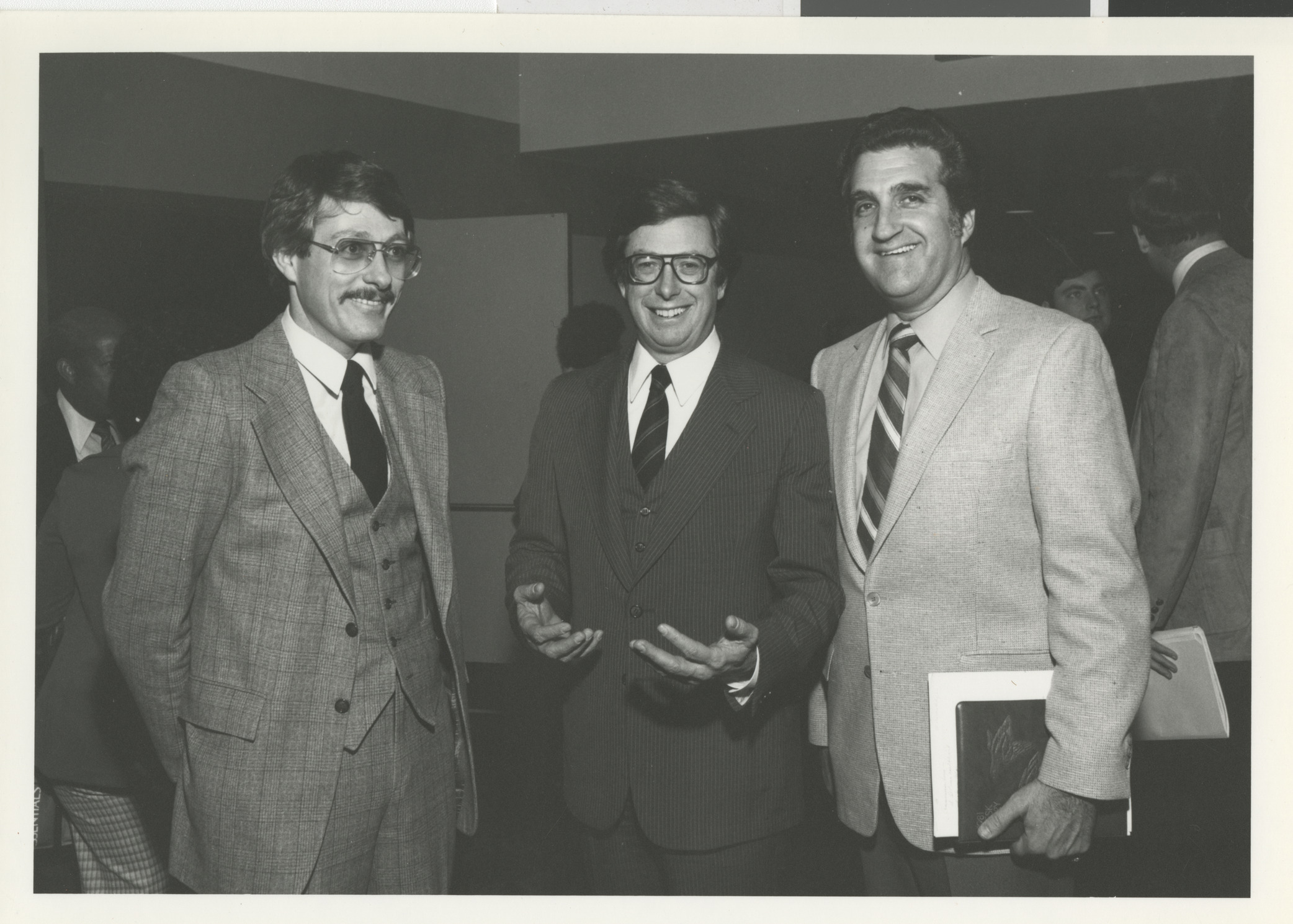 Photograph of CCSD Board Member Forbes, Governor Robert List and Commissioner Ron Lurie