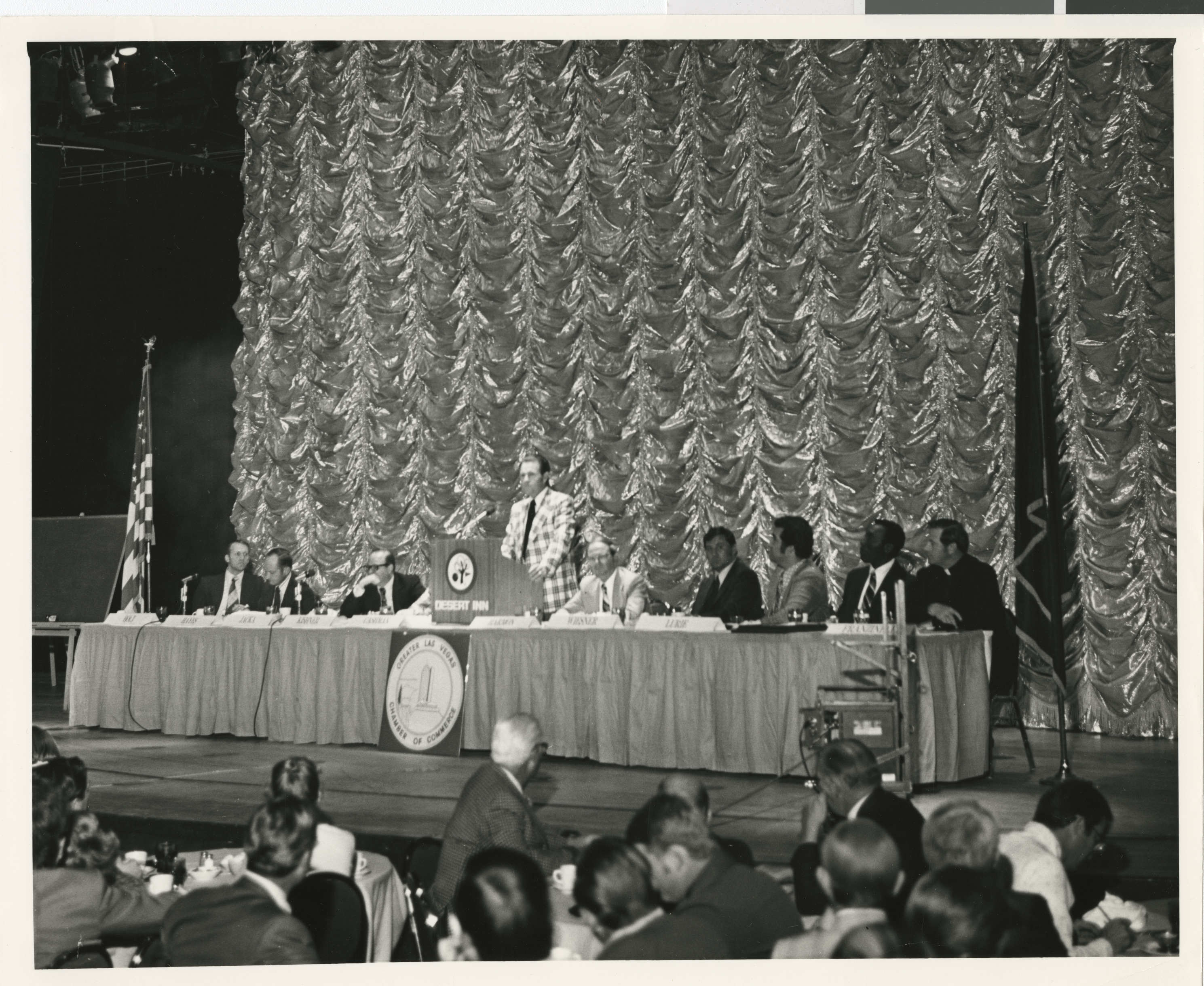 Photograph of a Chamber of Commerce meeting at the Desert Inn