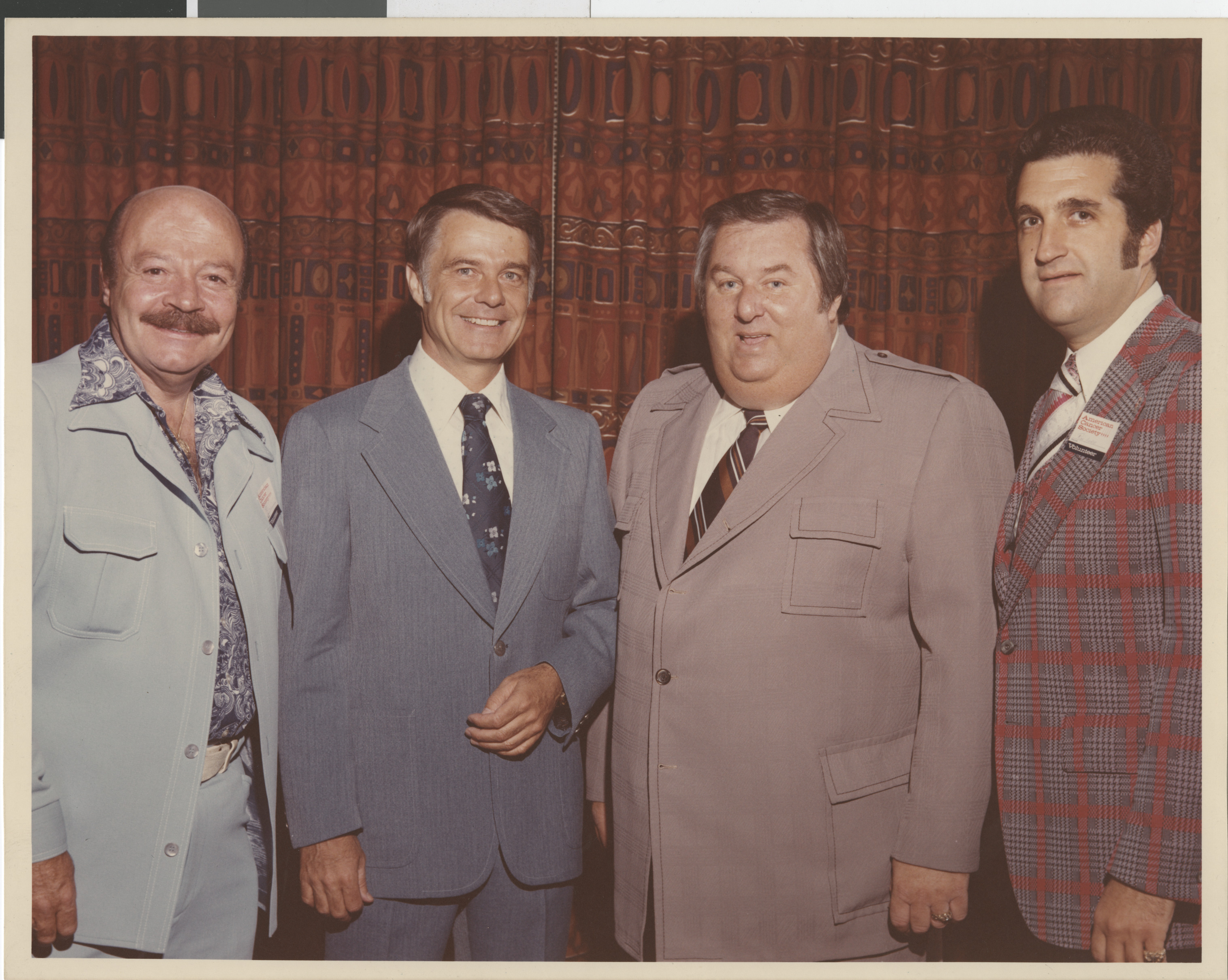 Photograph of Ron Lurie (right) with Mayor Bill Briare (second from left), and others