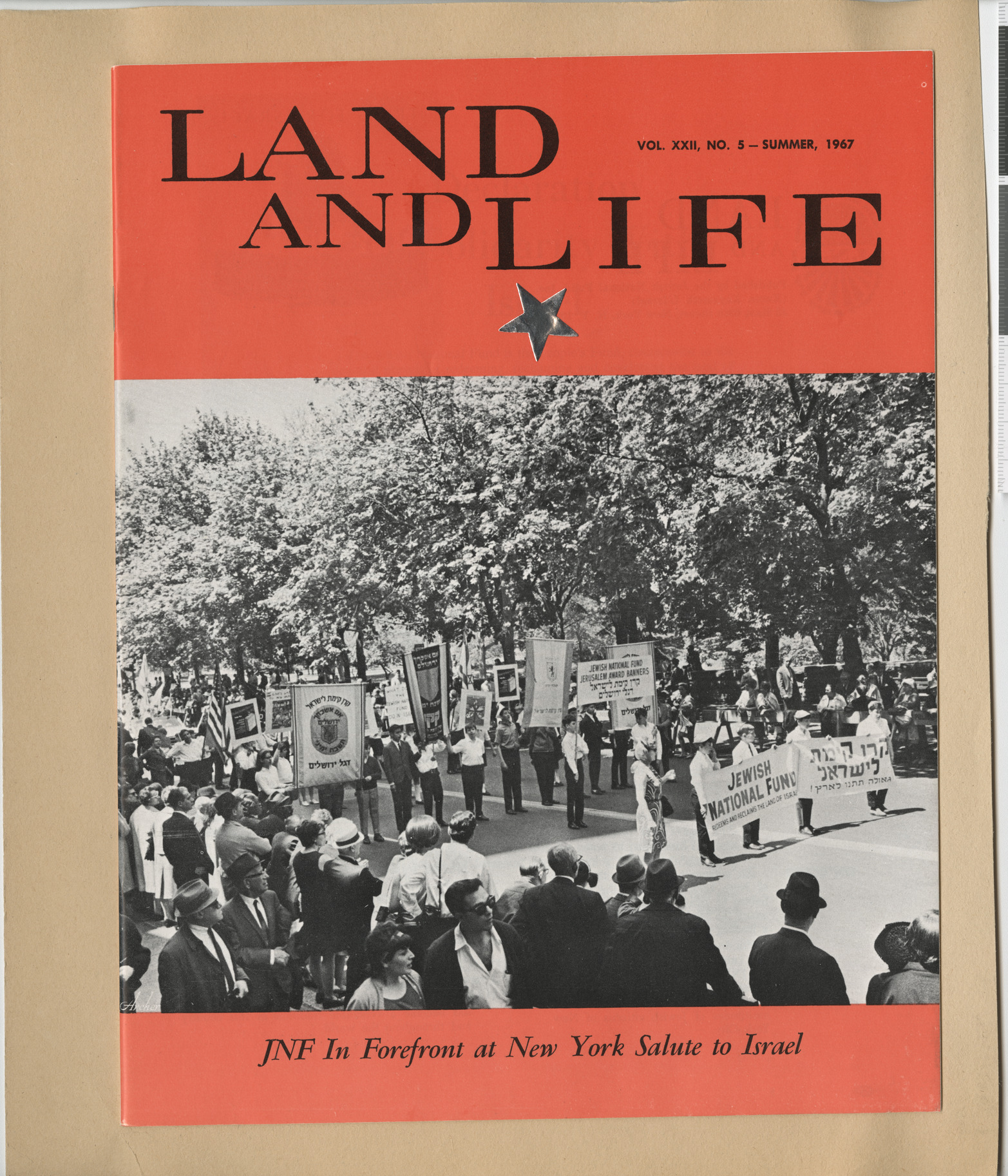 Magazine, Land and Life, Vol. XXII, No. 5, Summer 1967, cover