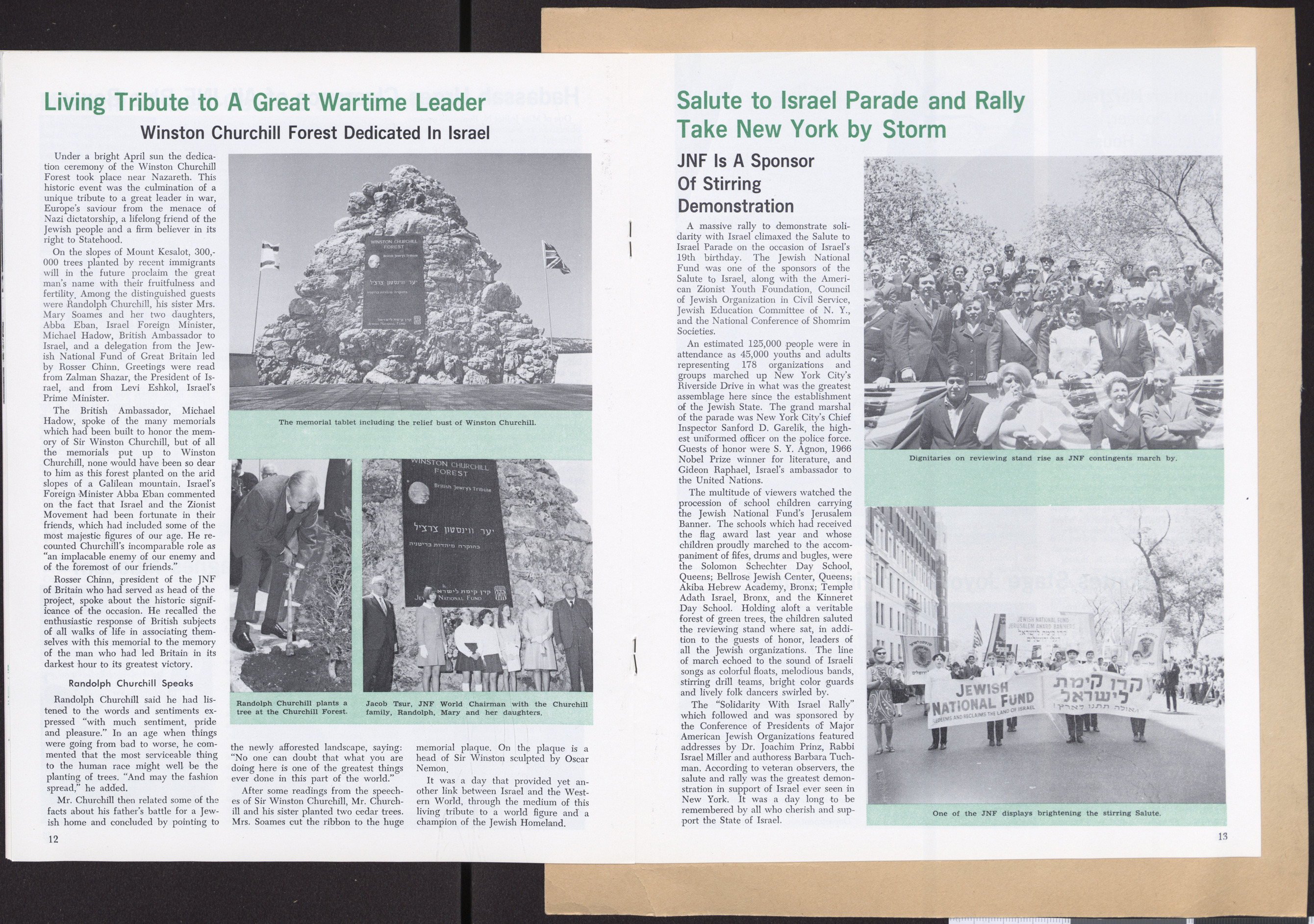Magazine, Land and Life, Vol. XXII, No. 5, Summer 1967, pages 12-13
