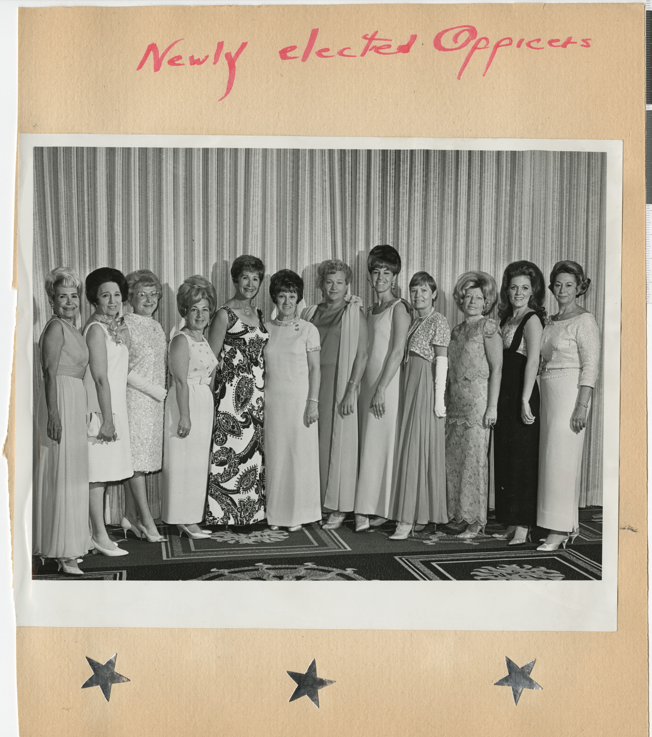 Photograph of Elected Officers of Hadassah, June 1967