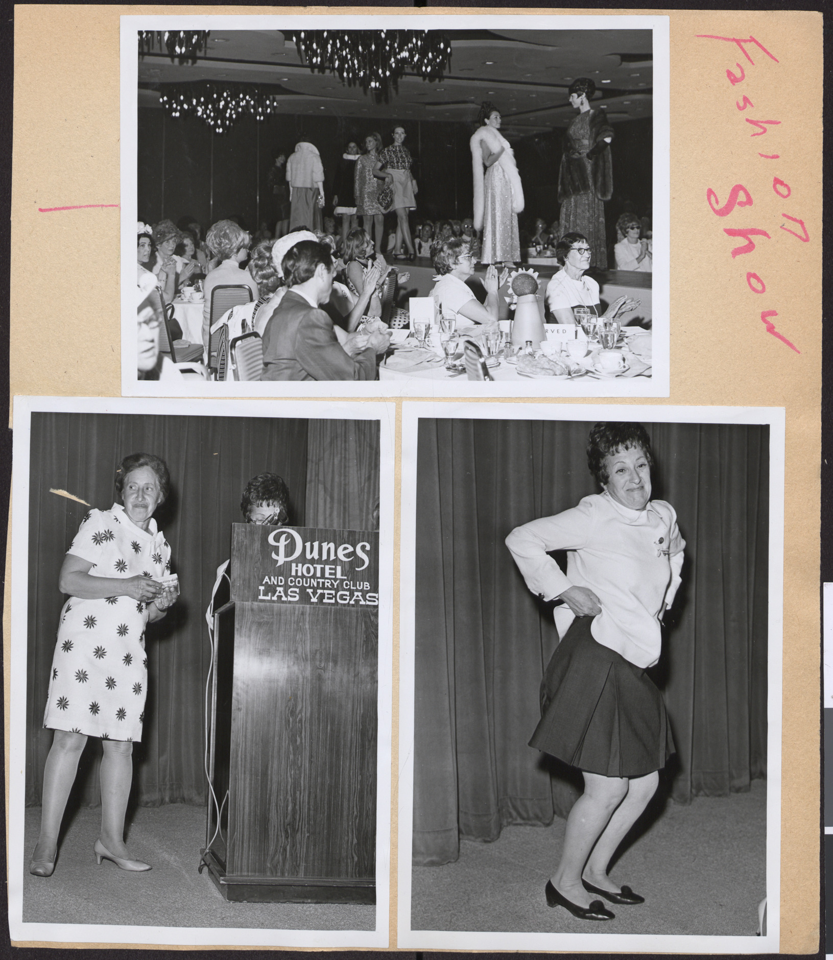 Photographs of Hadassah Donor Luncheon and fashion show