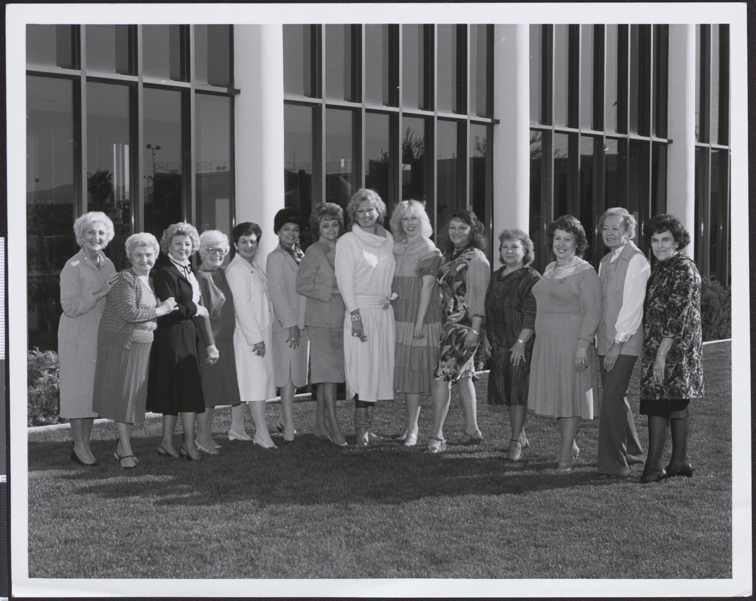 Photograph of a group of women