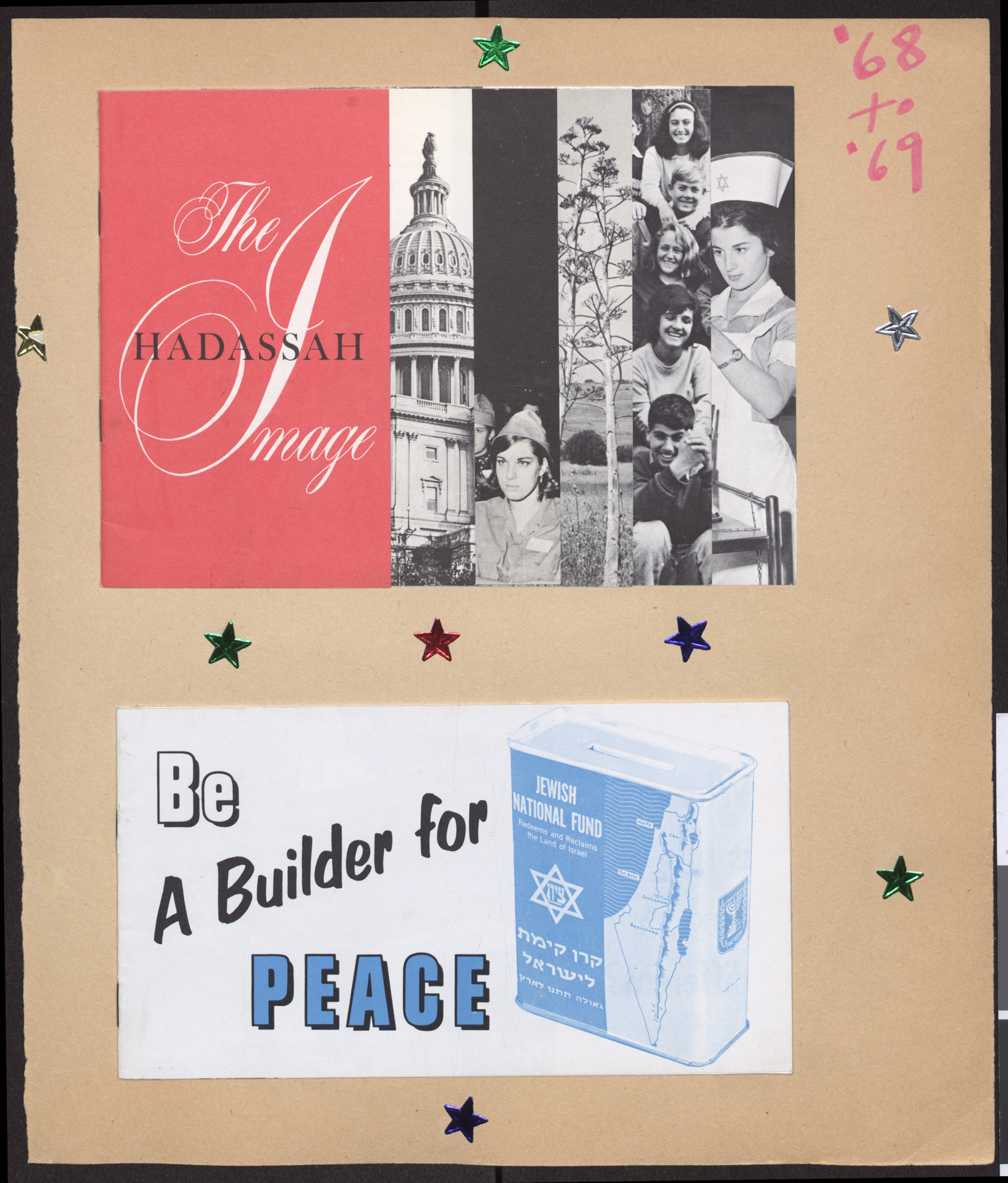 Pamphlets, The Hadassah Image, and Be a Builder for Peace Jewish National Fund