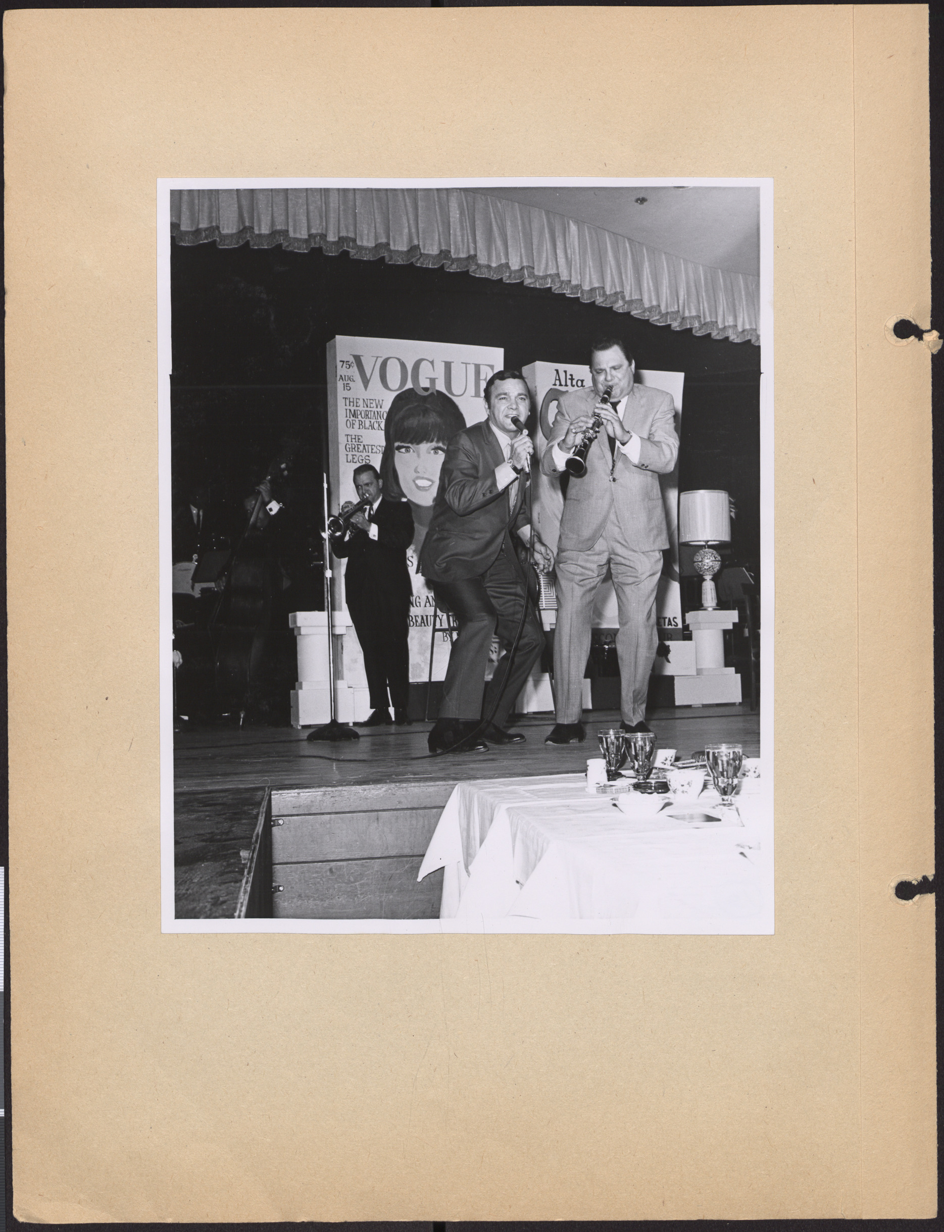 Photographs of performers at Hadassah membership luncheon, September 24, 1964