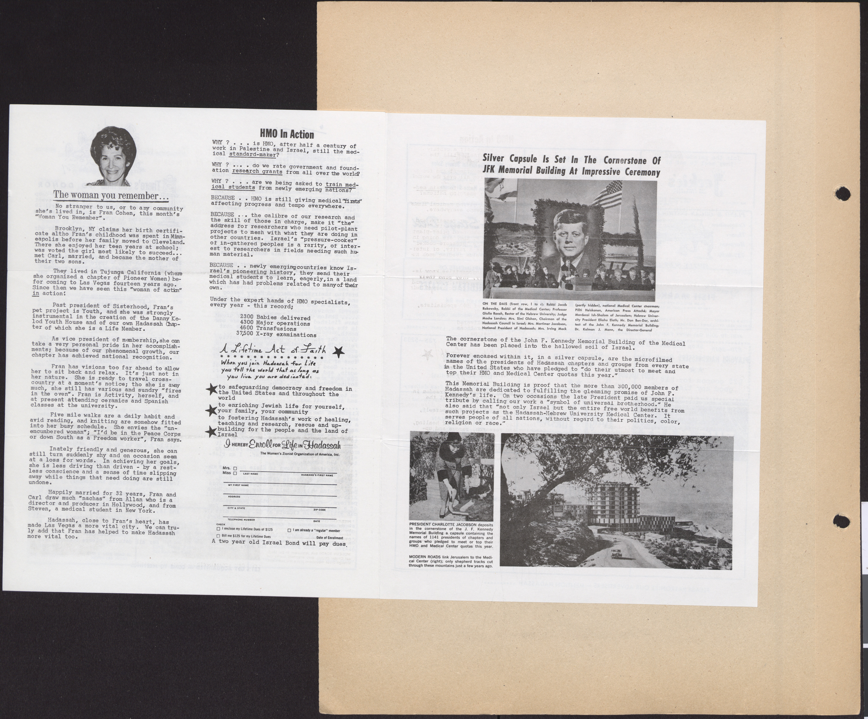 Hadassah Las Vegas Chapter newsletter, March 1965, 4-5