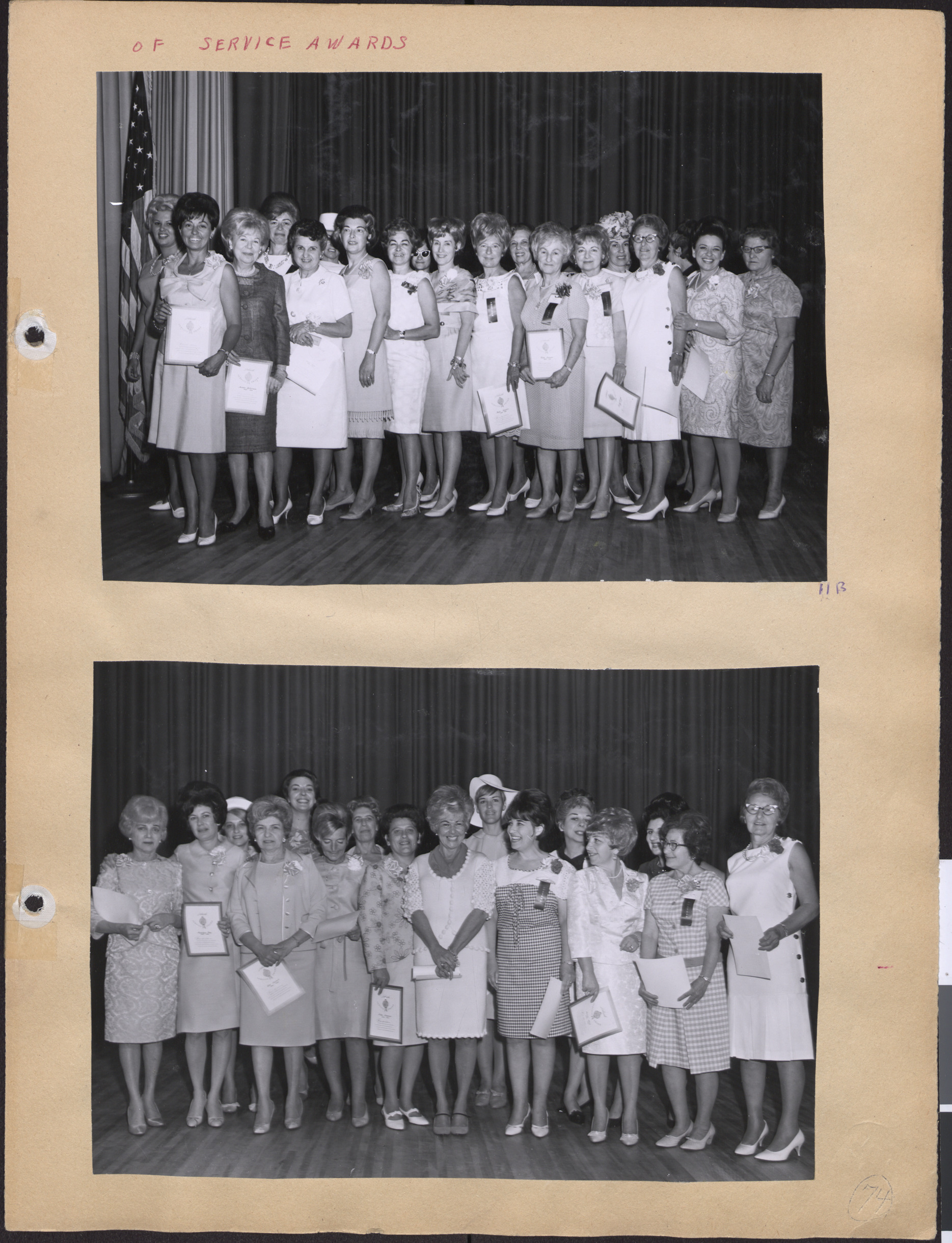 Photographs of Hadassah's Second Donor Luncheon Service Award Recipients, May 16, 1966