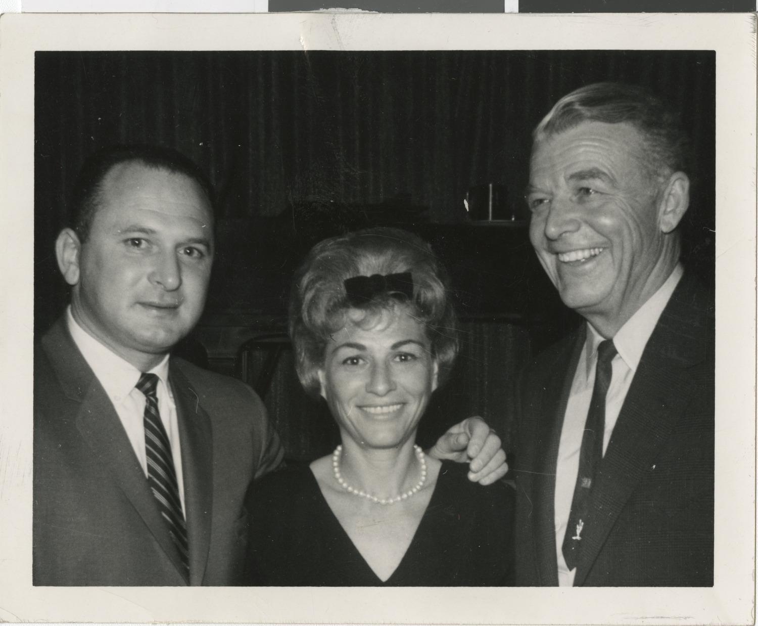 Photograph of Eileen Brookman (center), undated