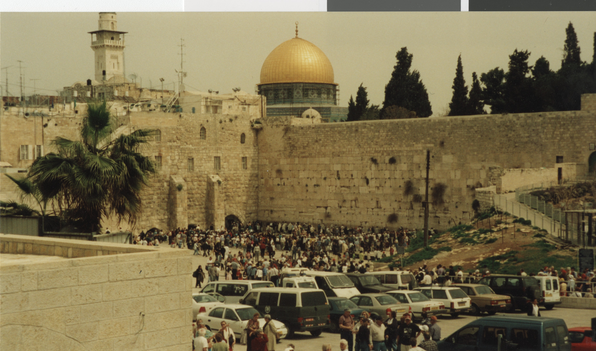 Photograph of Dome of the Rock and Western Wall