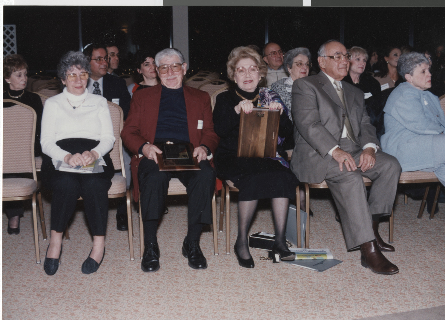 Photograph of preview event at Spanish Trails Country Club, December 1998