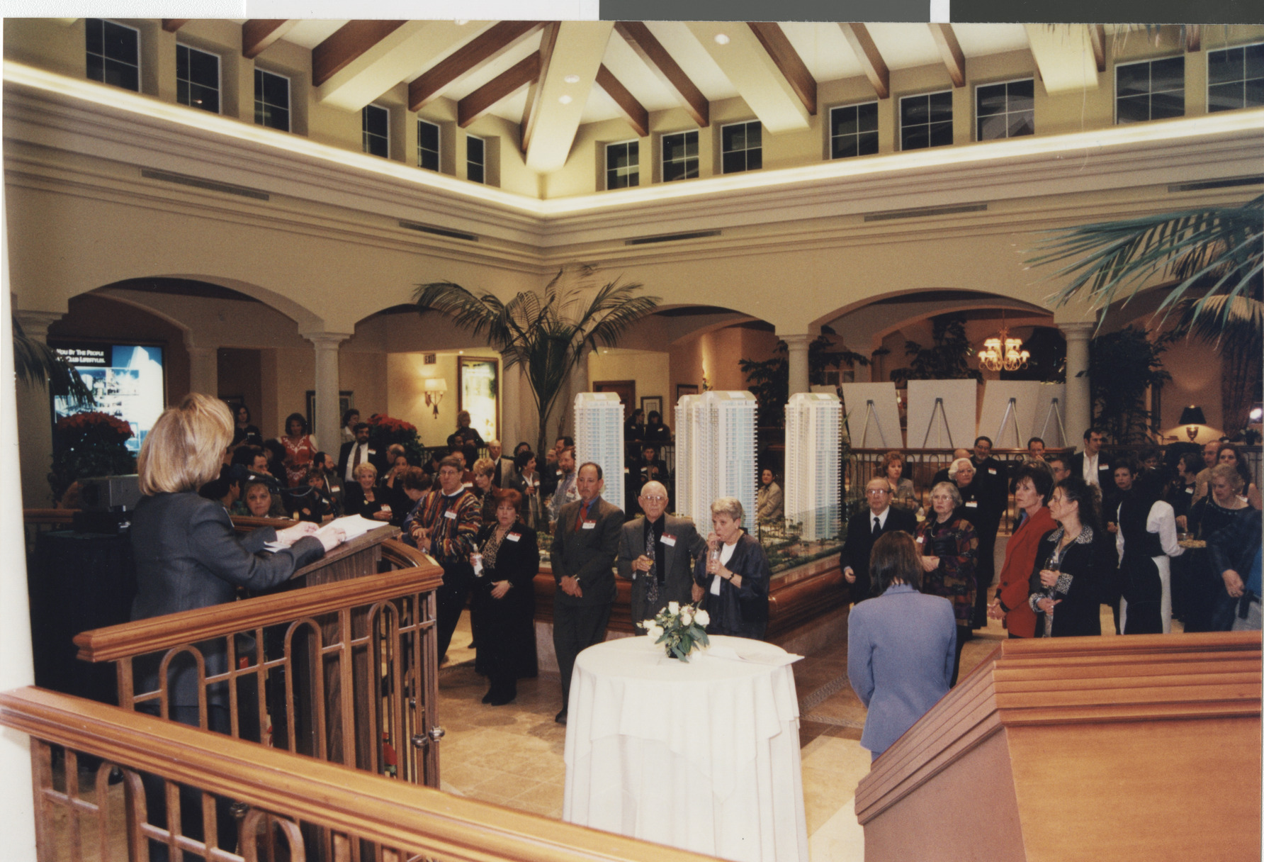 Photograph of VIP Community Reception at Turnberry Place, December 19, 2000