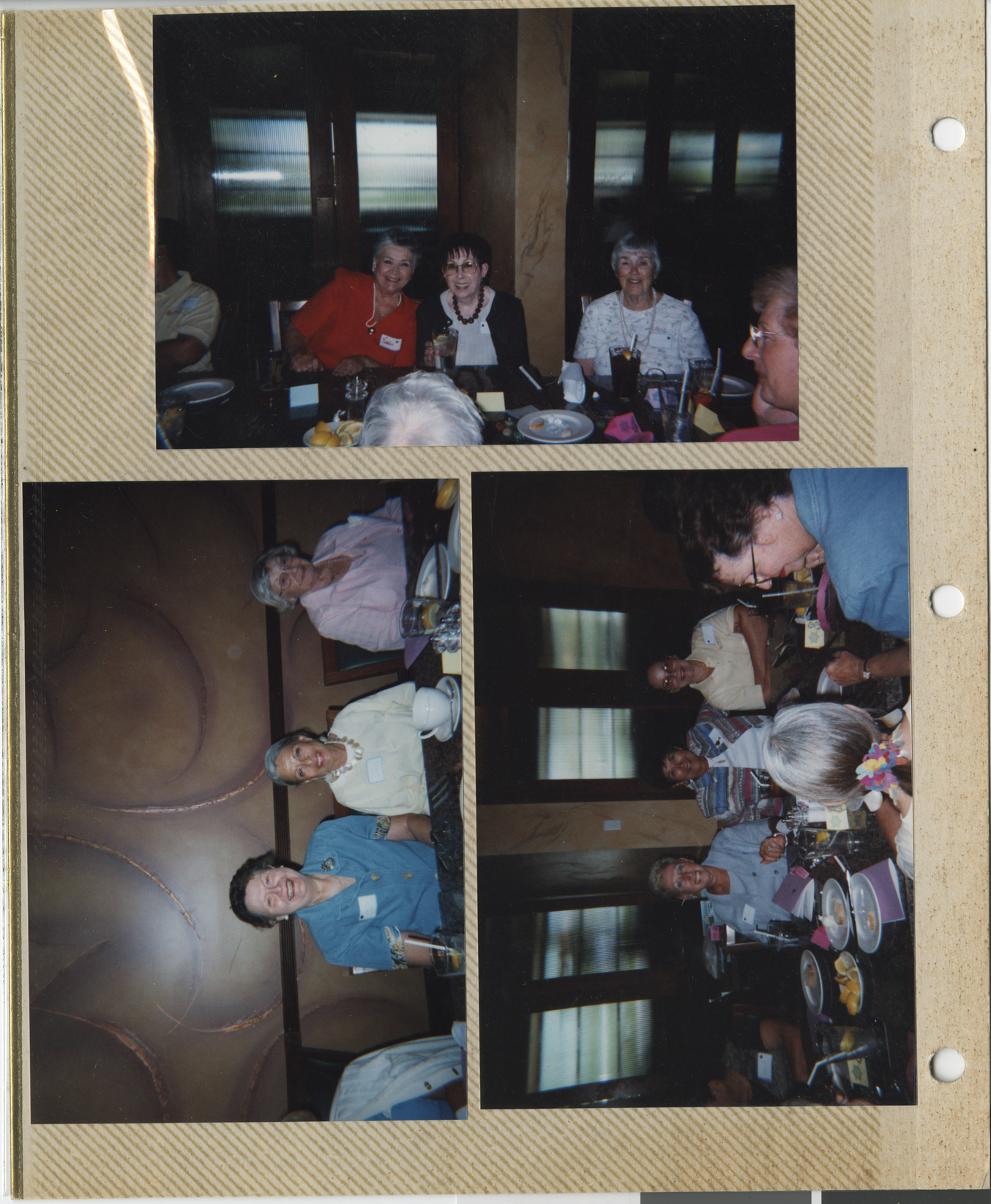 Photographs of the Aviva donor luncheon at Tanya Creek, 2001