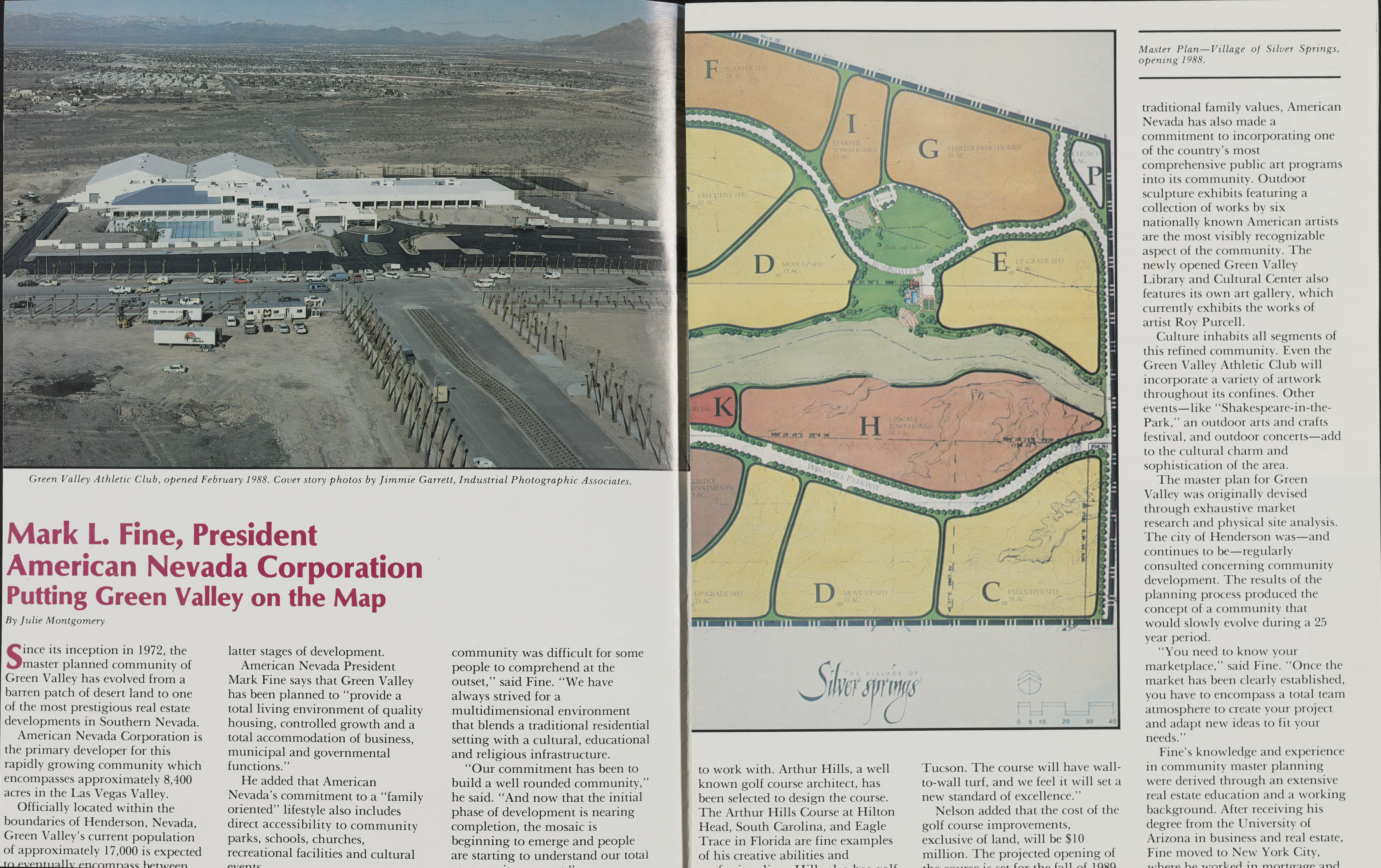 Builder/Architect magazine, Nevada Edition with Mark Fine, April 1988, page 2-3