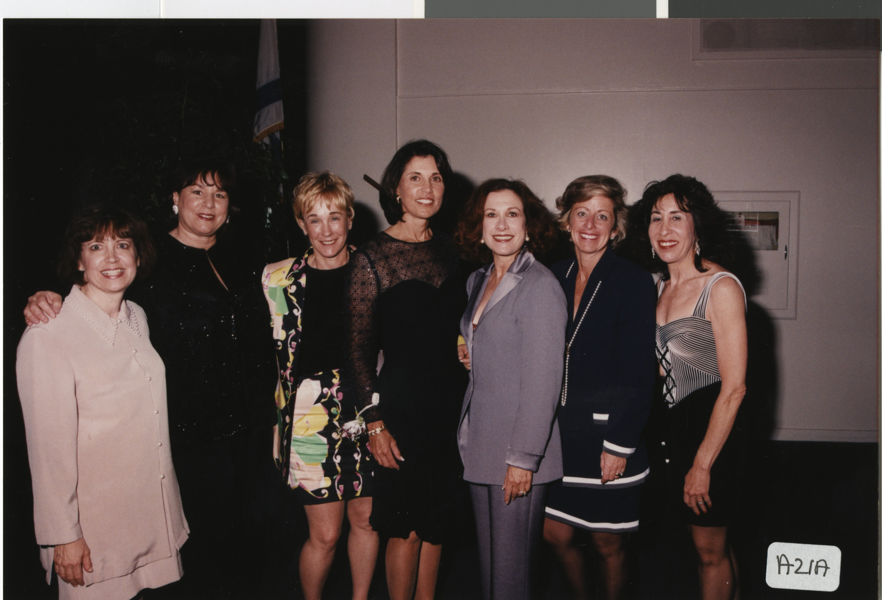 Photograph of group with Sandy Mallin, June 8, 1997