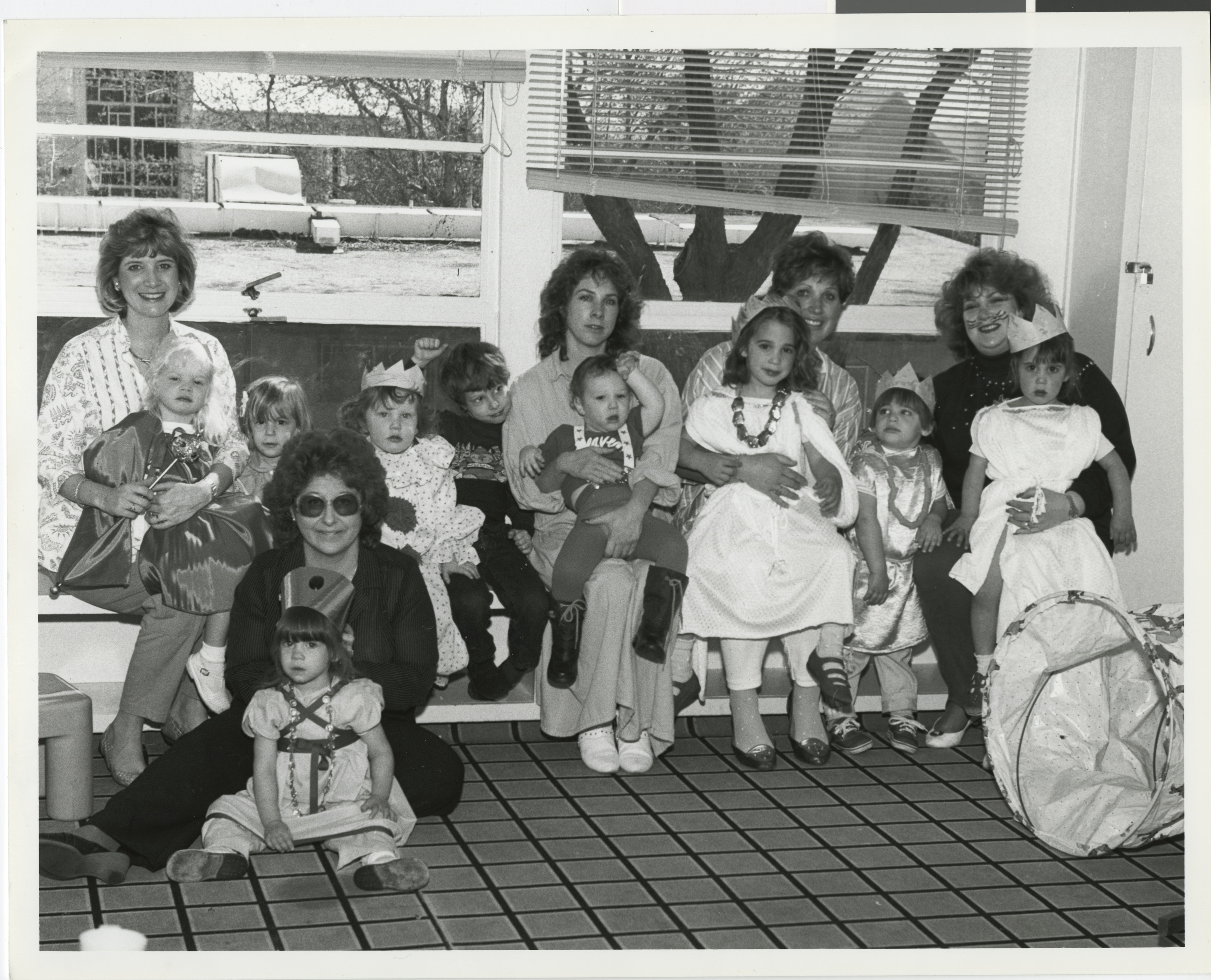 Photograph of women and children, 1980s