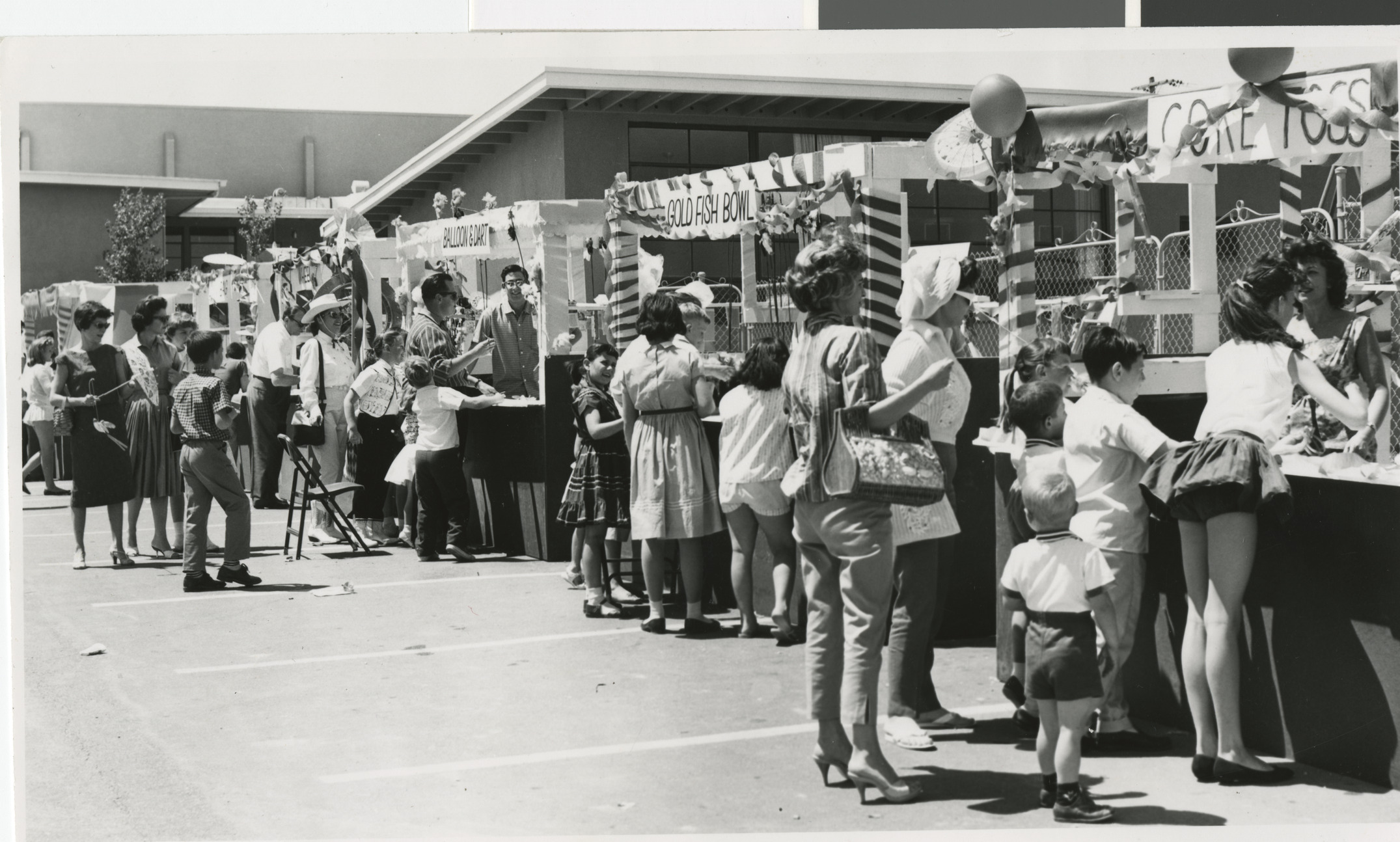 Photograph of an outdoor festival, 1970s