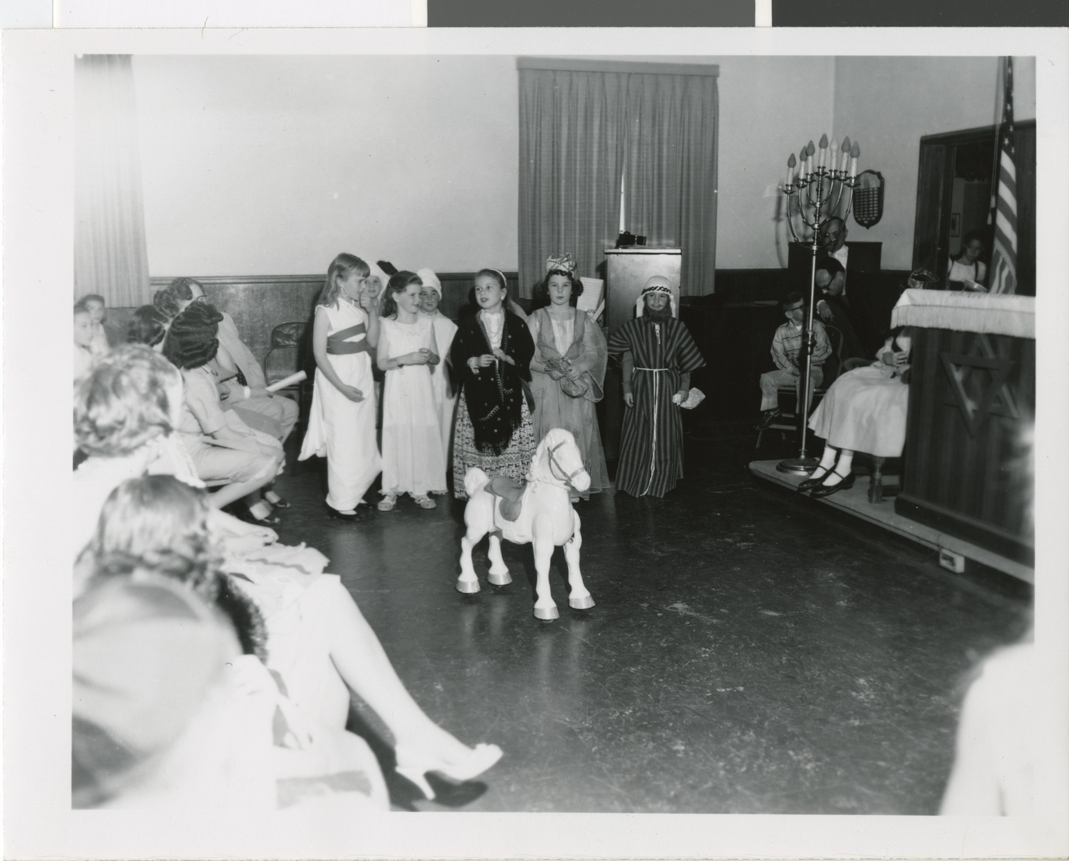 Photograph of a children's play, 1960s