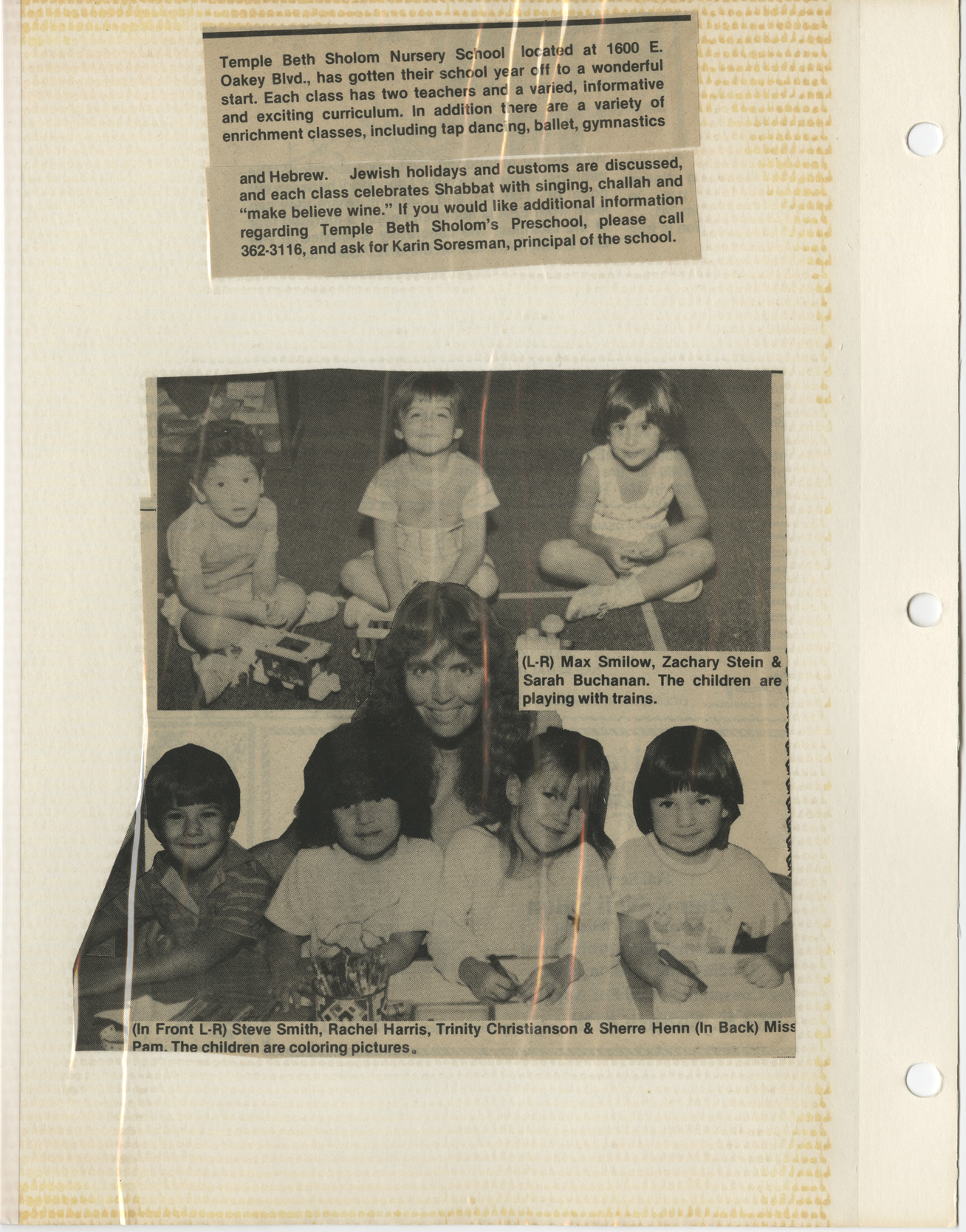 Temple Beth Sholom Preschool photo album, page 8