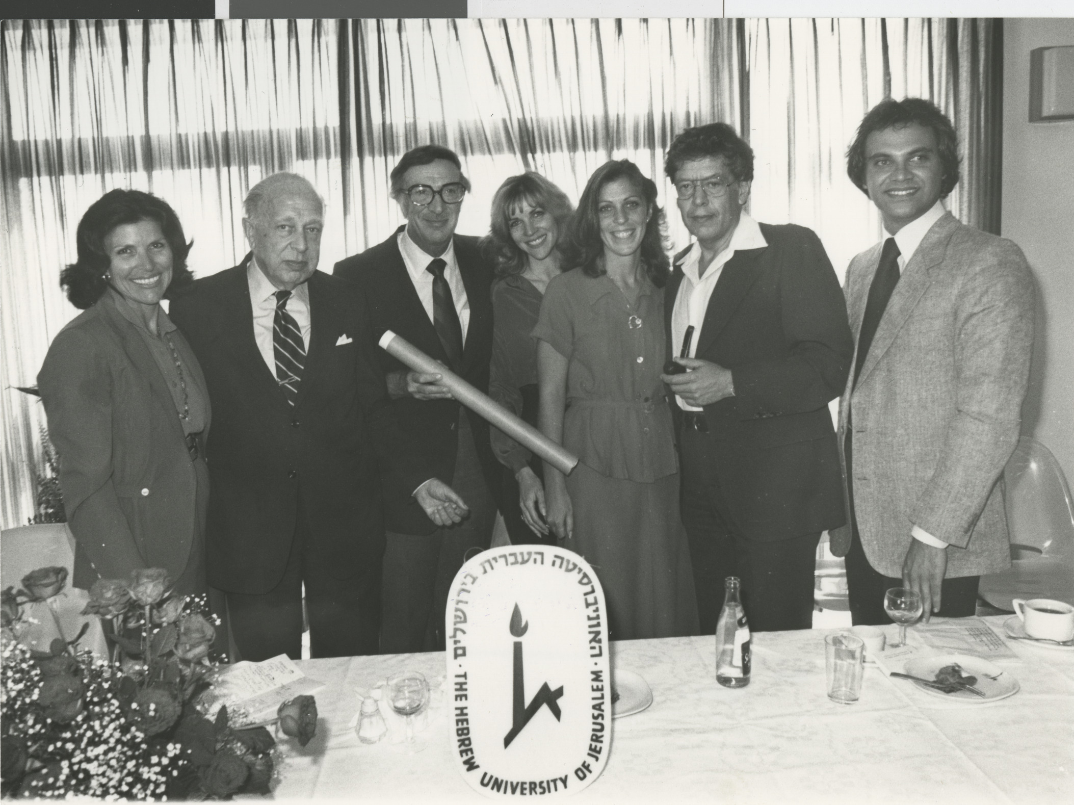 Photograph at dinner honoring Mack family of Las Vegas, April 1979