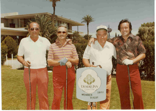 Photograph of Ben Rosenfeld and others at the Desert Inn Golf Course