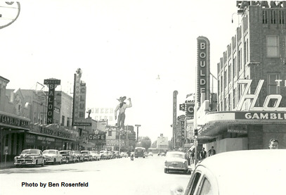 Photograph of Fremont Street, 1950s