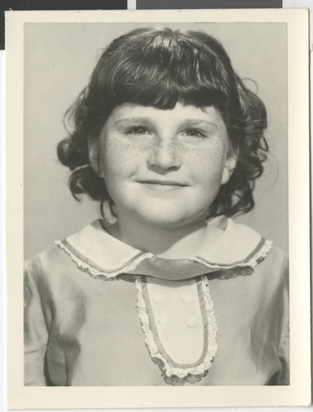 Photograph of Ruth Pearson Urban as a child, circa 1960