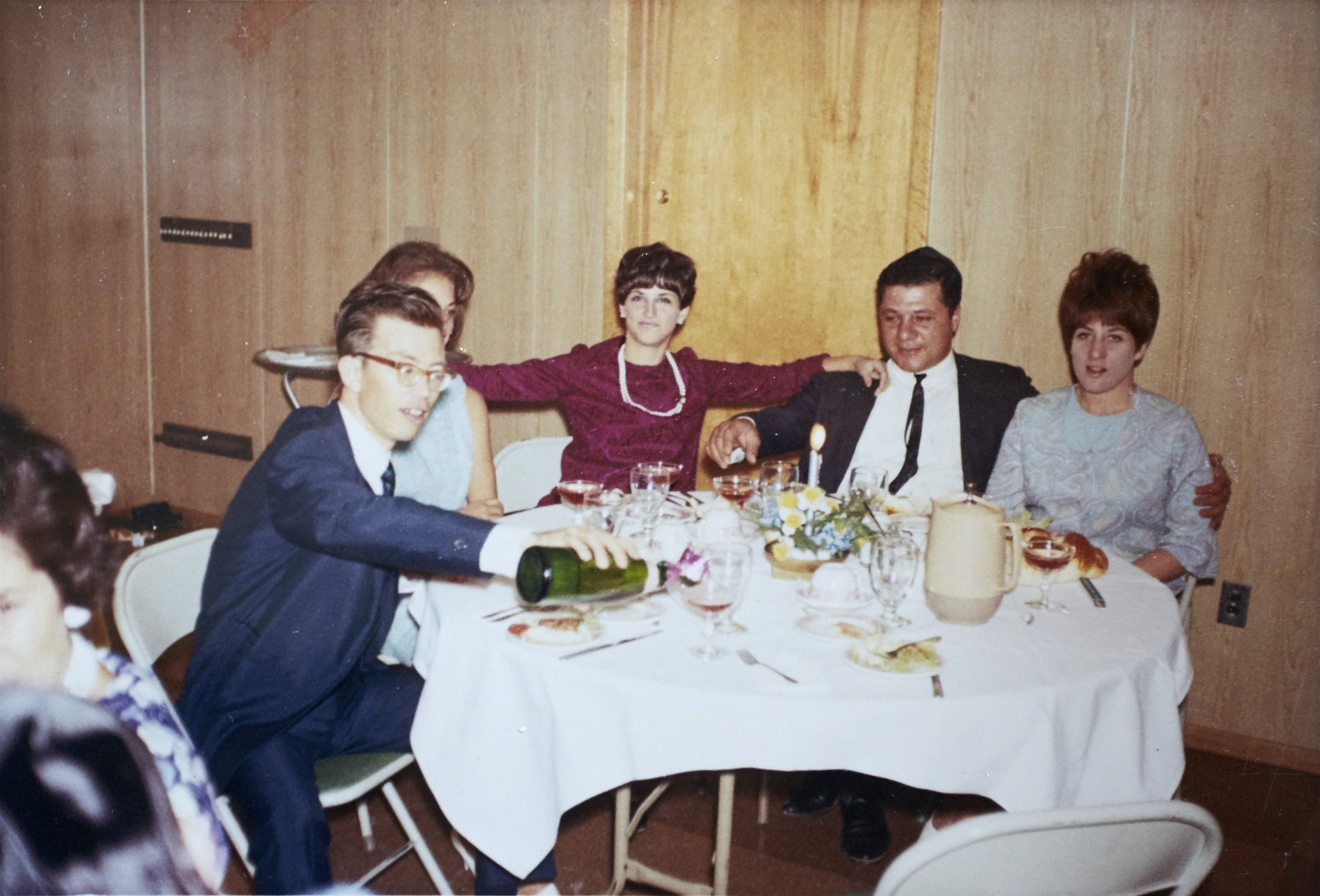 Photograph of wedding reception for David and Iris Torjman, August 1966