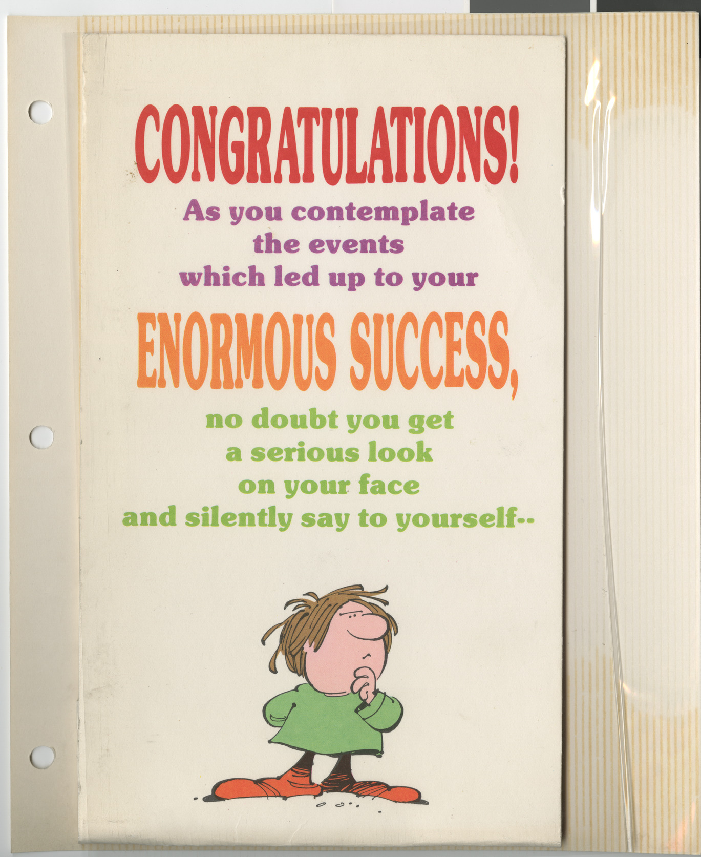 Greeting card, Congratulations!