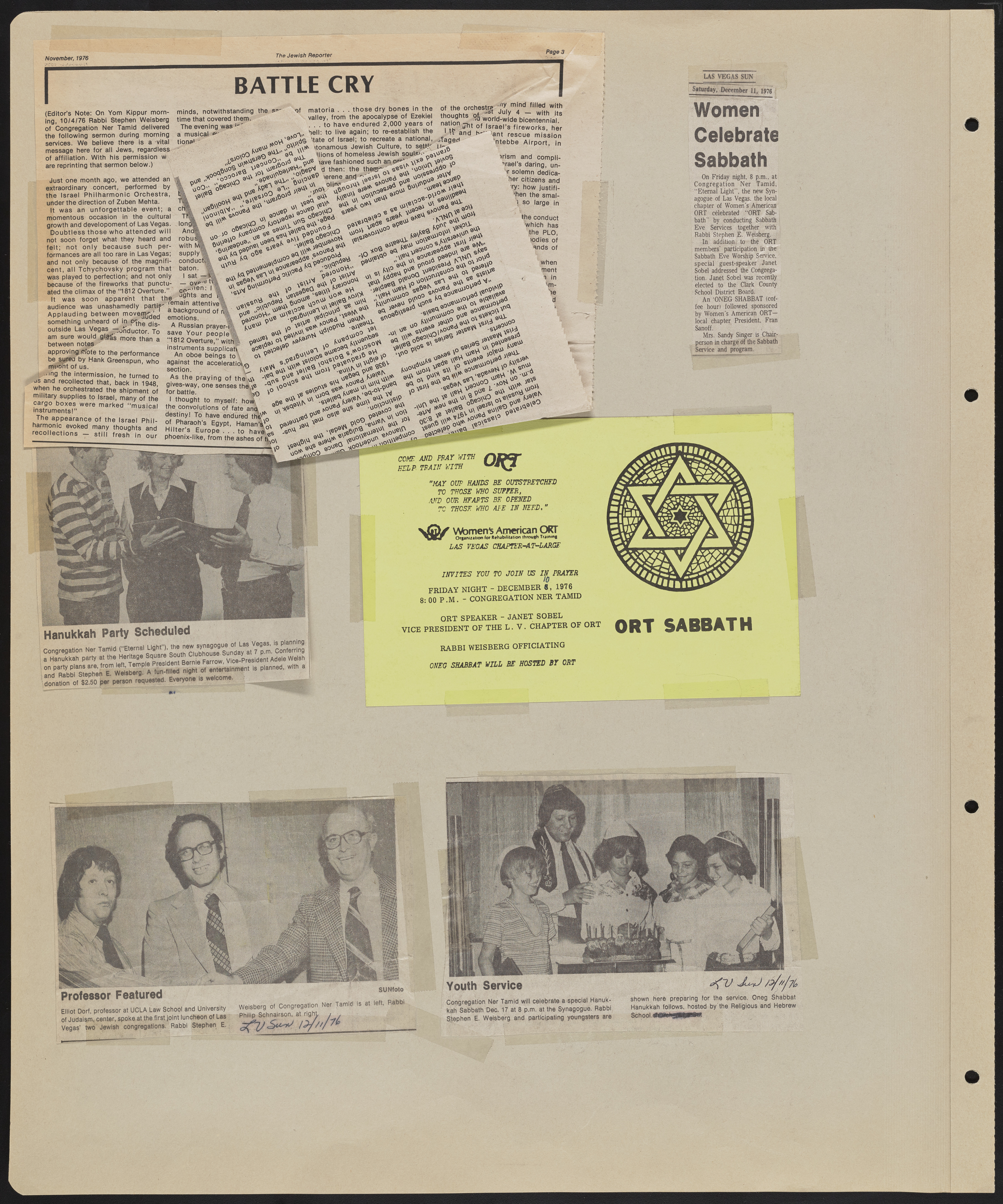 Congregation Ner Tamid Scrapbook, image 35