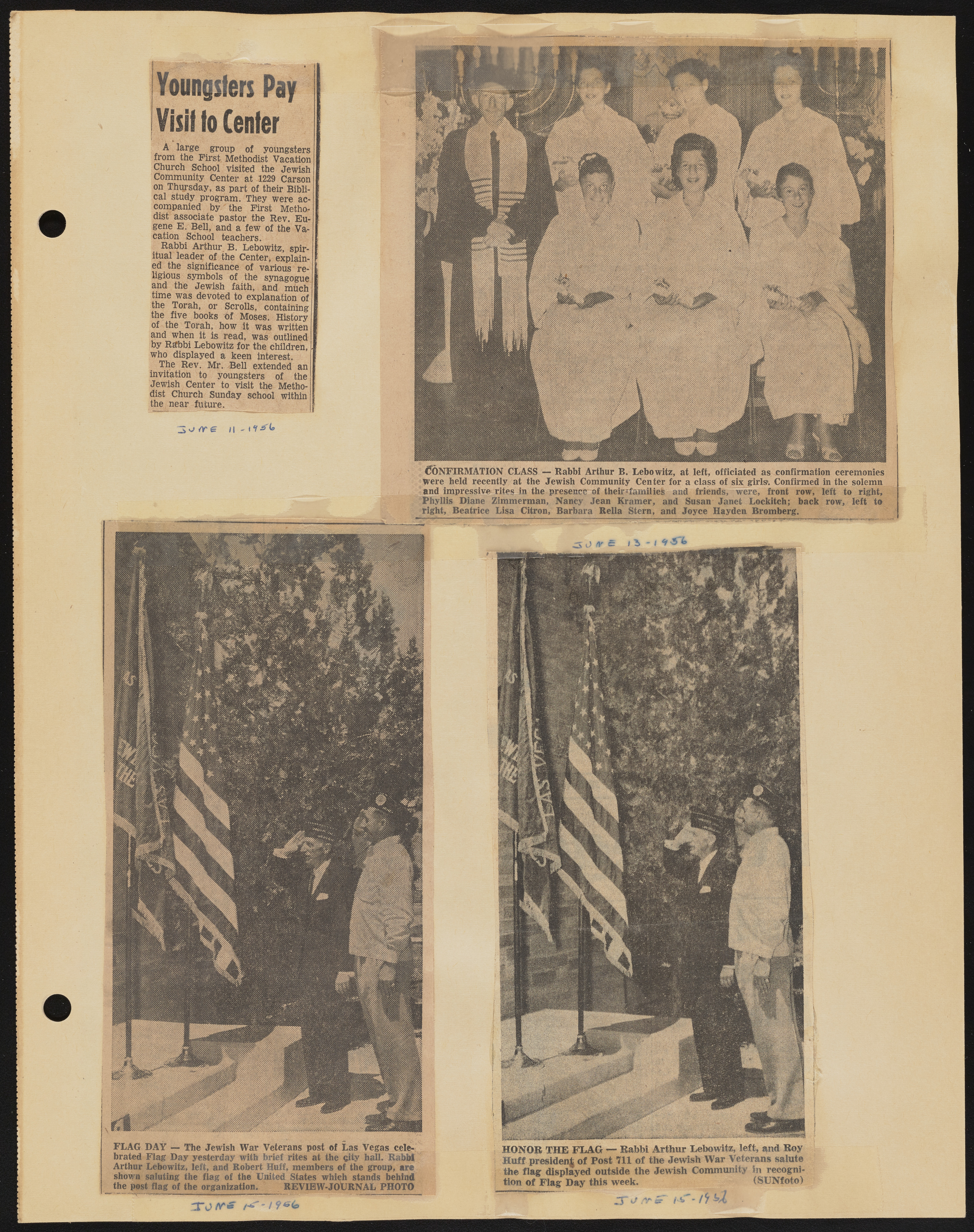 Temple Beth Sholom Sisterhood scrapbook, image 48