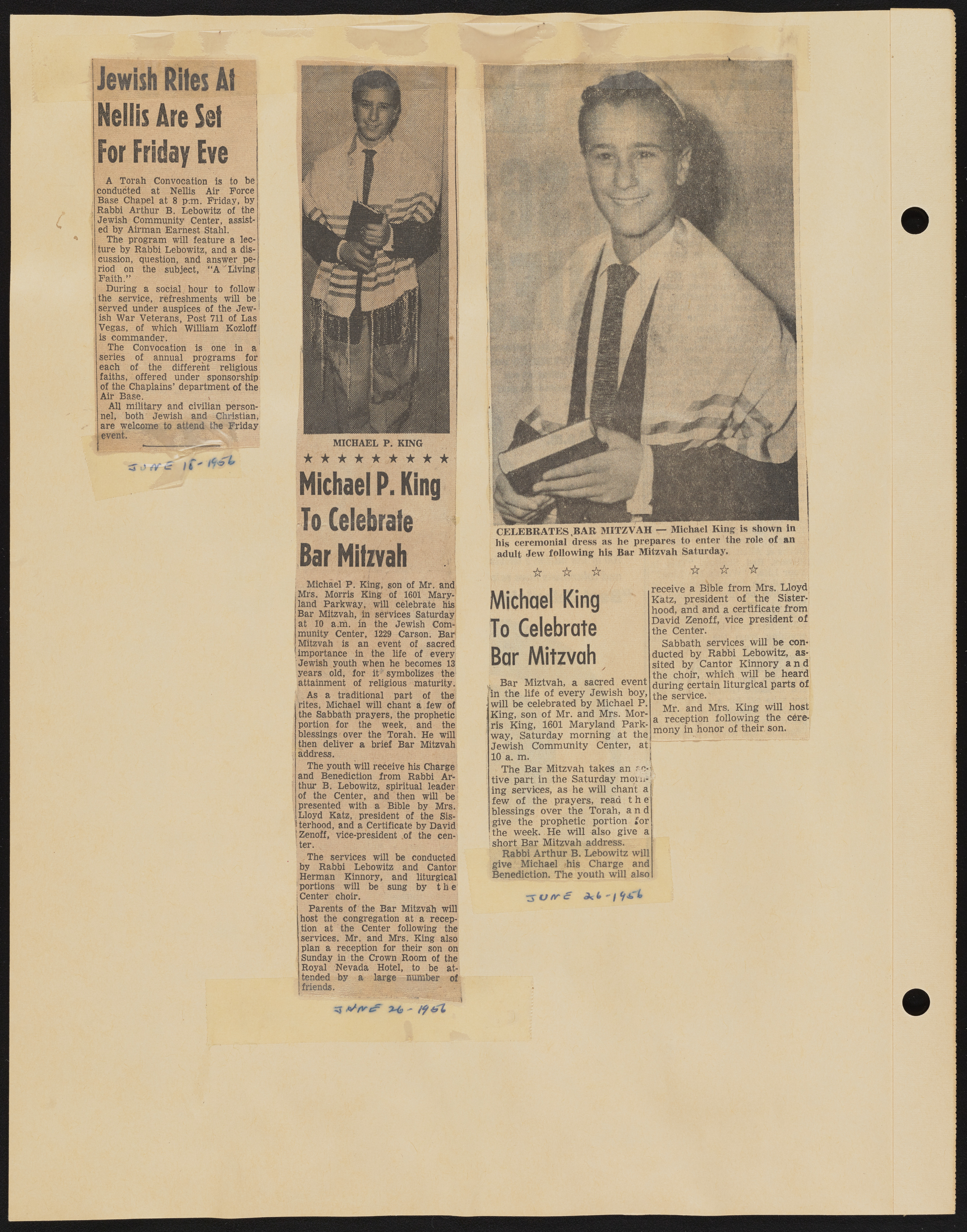 Temple Beth Sholom Sisterhood scrapbook, image 49