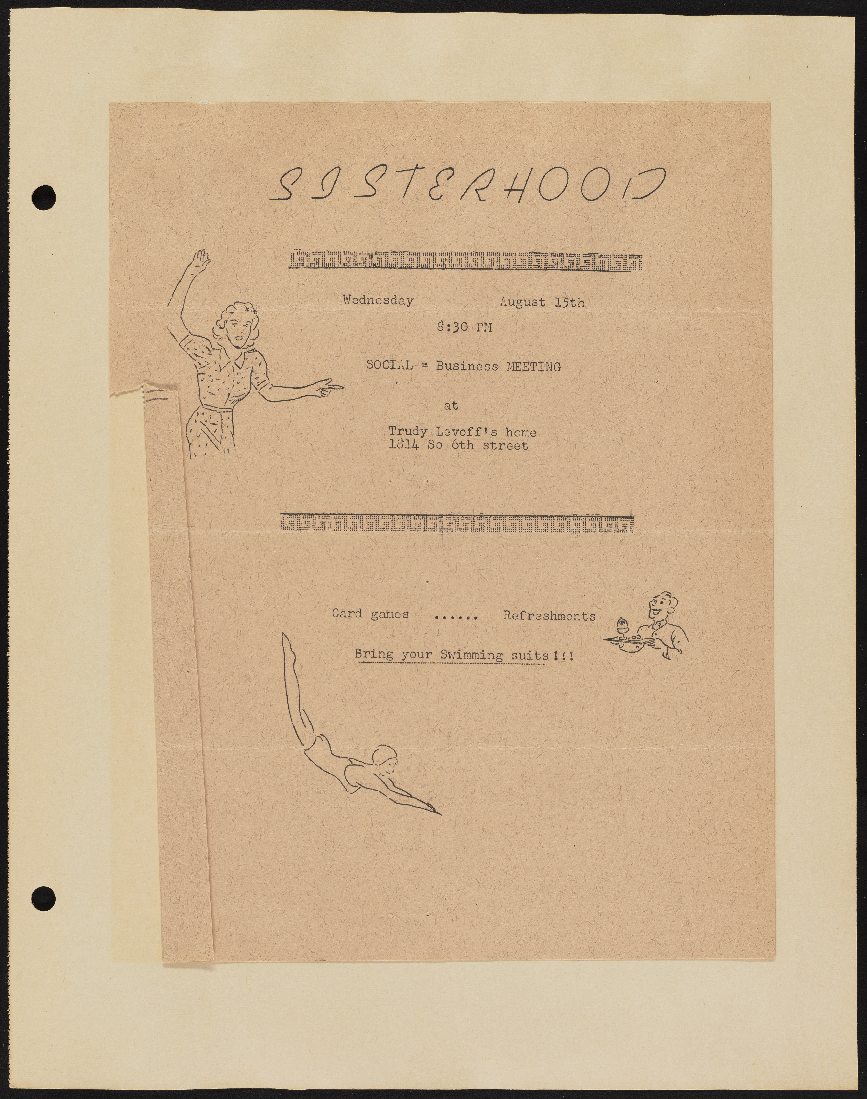 Temple Beth Sholom Sisterhood scrapbook, image 61