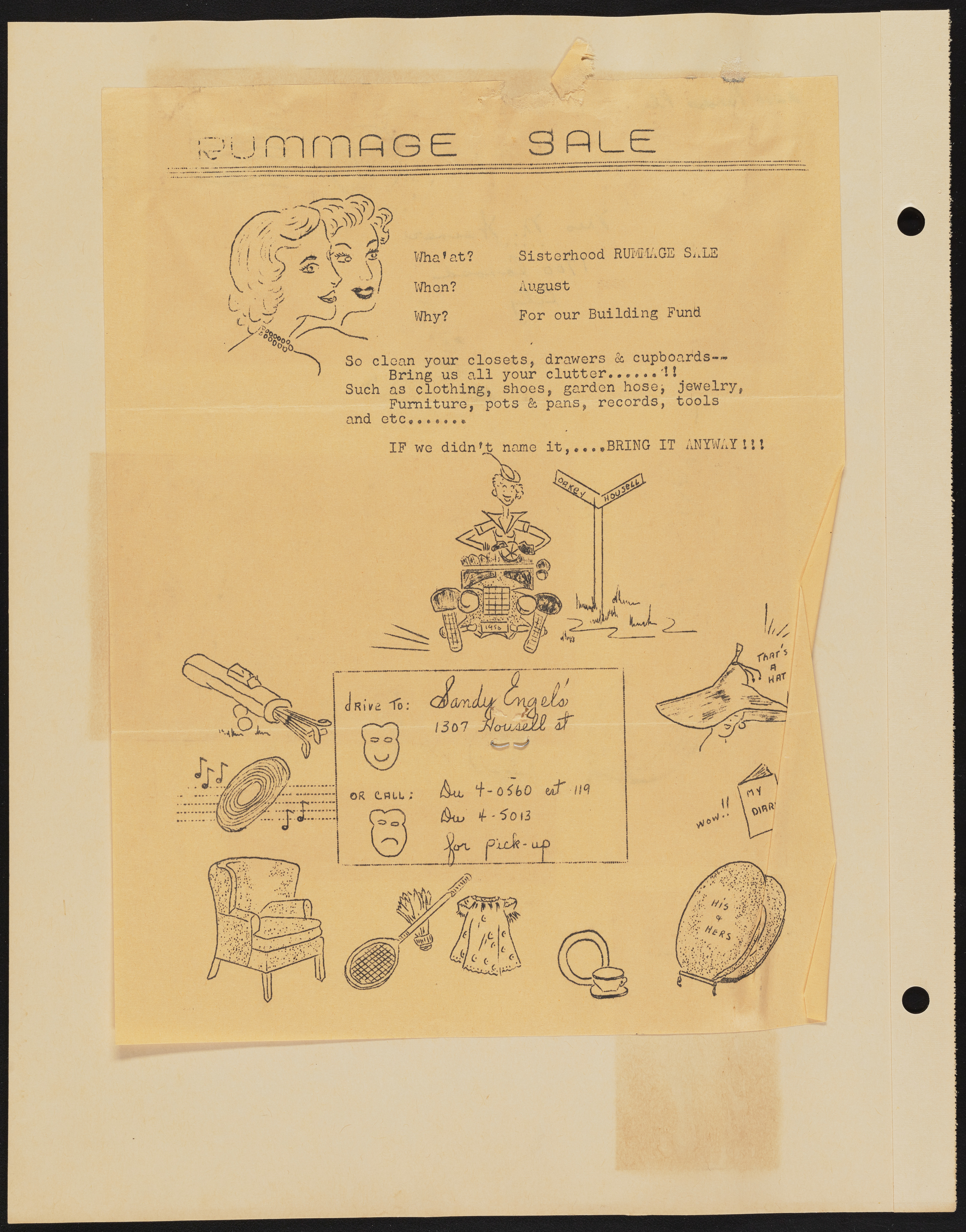 Temple Beth Sholom Sisterhood scrapbook, image 62