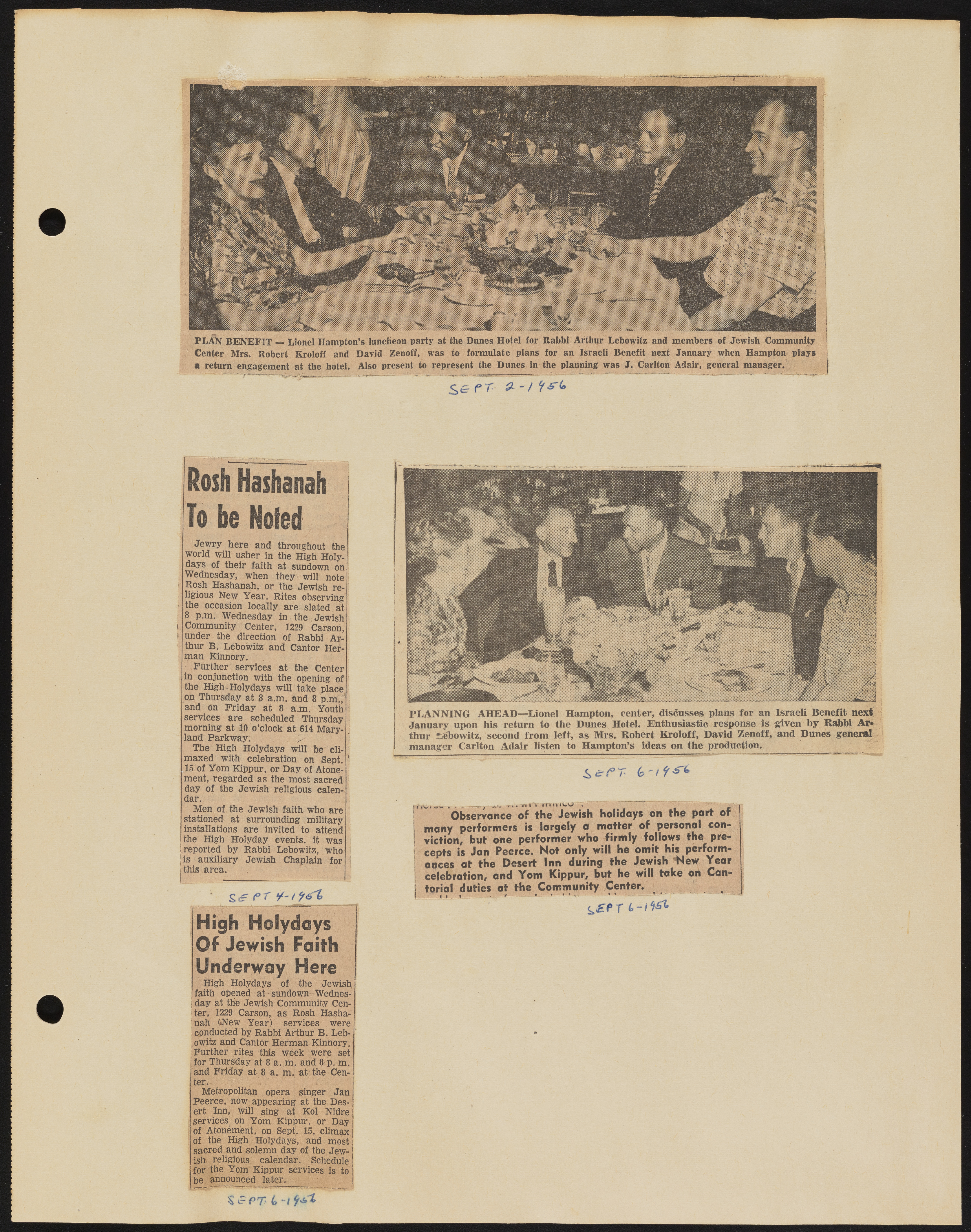 Temple Beth Sholom Sisterhood scrapbook, image 63