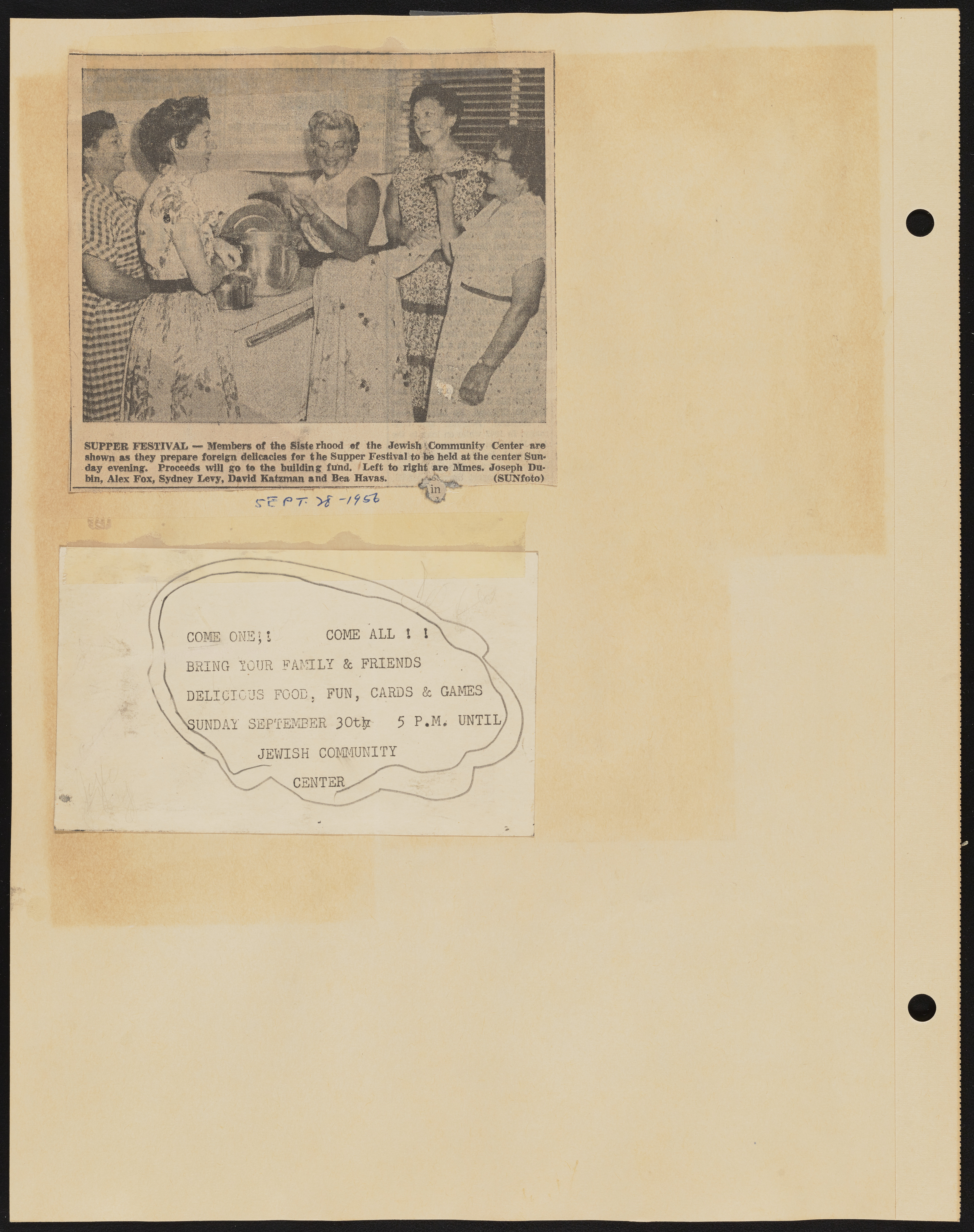 Temple Beth Sholom Sisterhood scrapbook, image 78