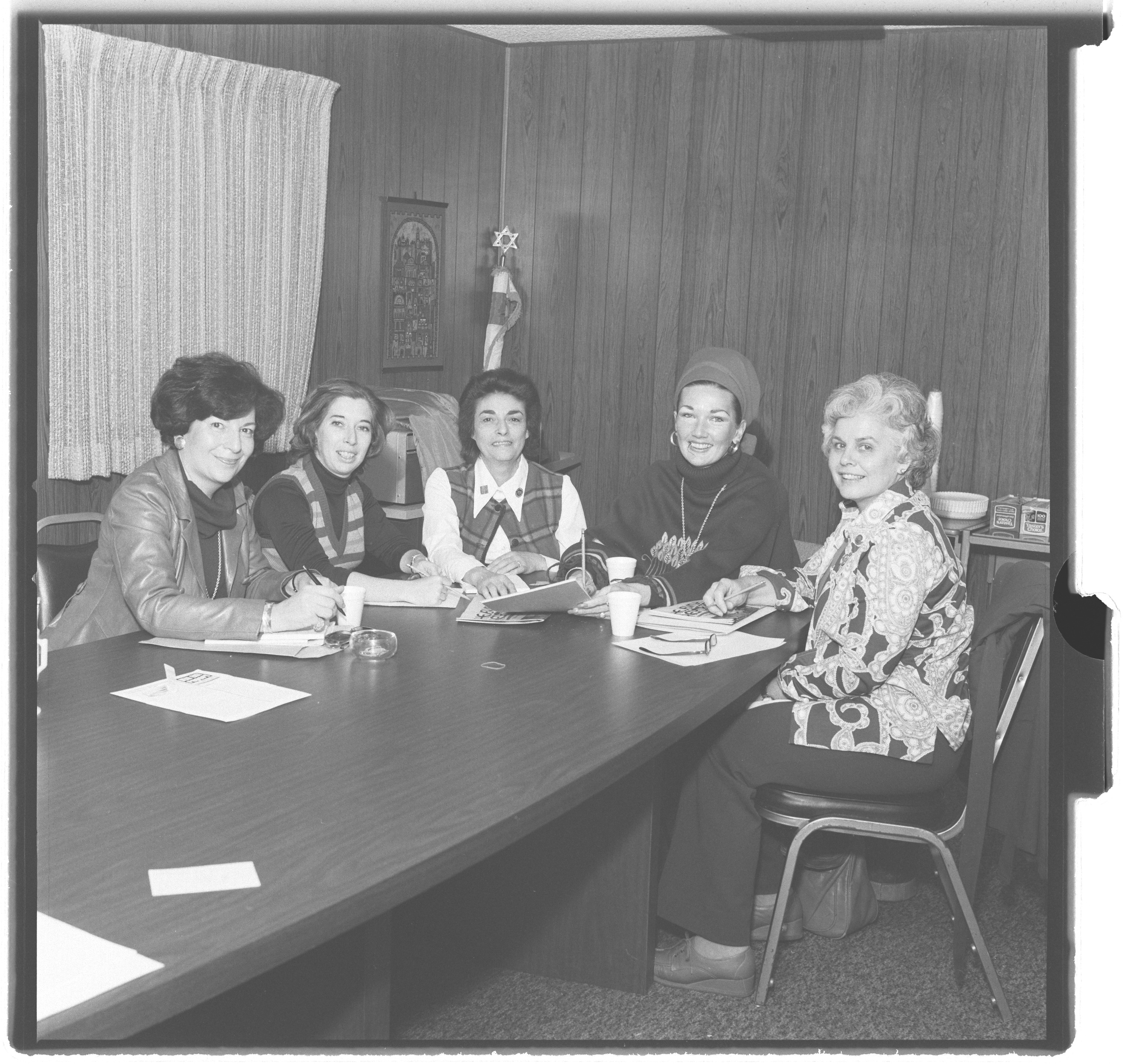 Photographs of Combined Jewish Appeal Publicity in Office, image 02