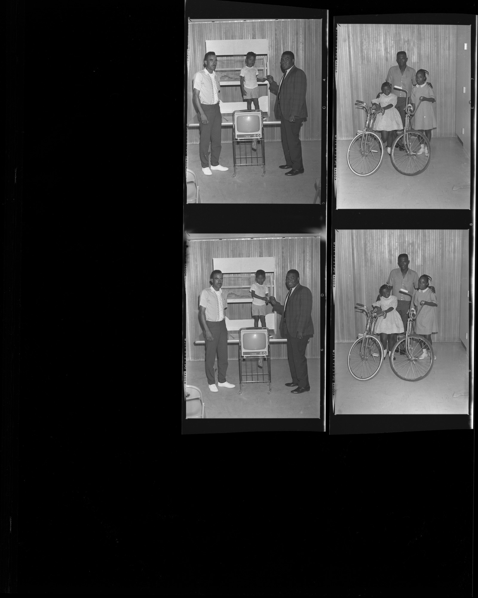Set of negatives by Clinton Wright including Doolittle Beauty Contest and Happy Timers, 1965, page 1