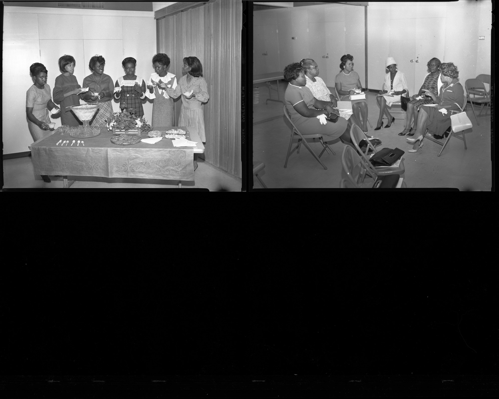 Set of negatives by Clinton Wright of the debutants meeting at Doolittle (September 19, 1965), 1965, page 2