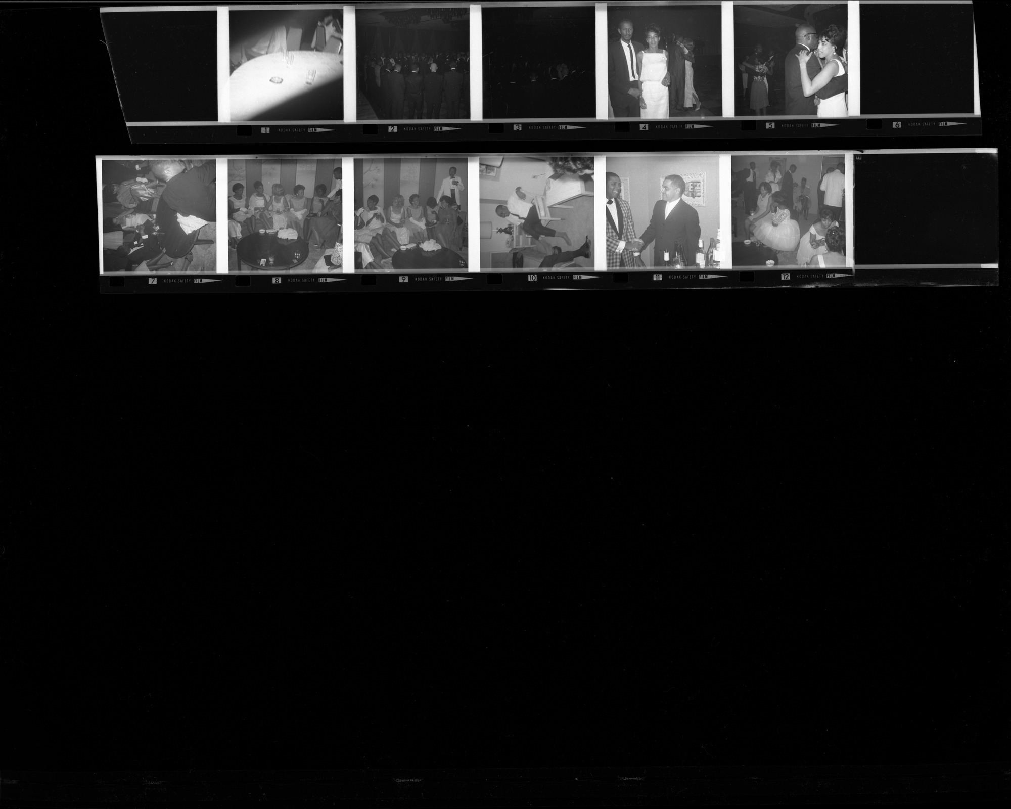 Set of negatives by Clinton Wright of a formal event at the Dunes, 1966, page 3