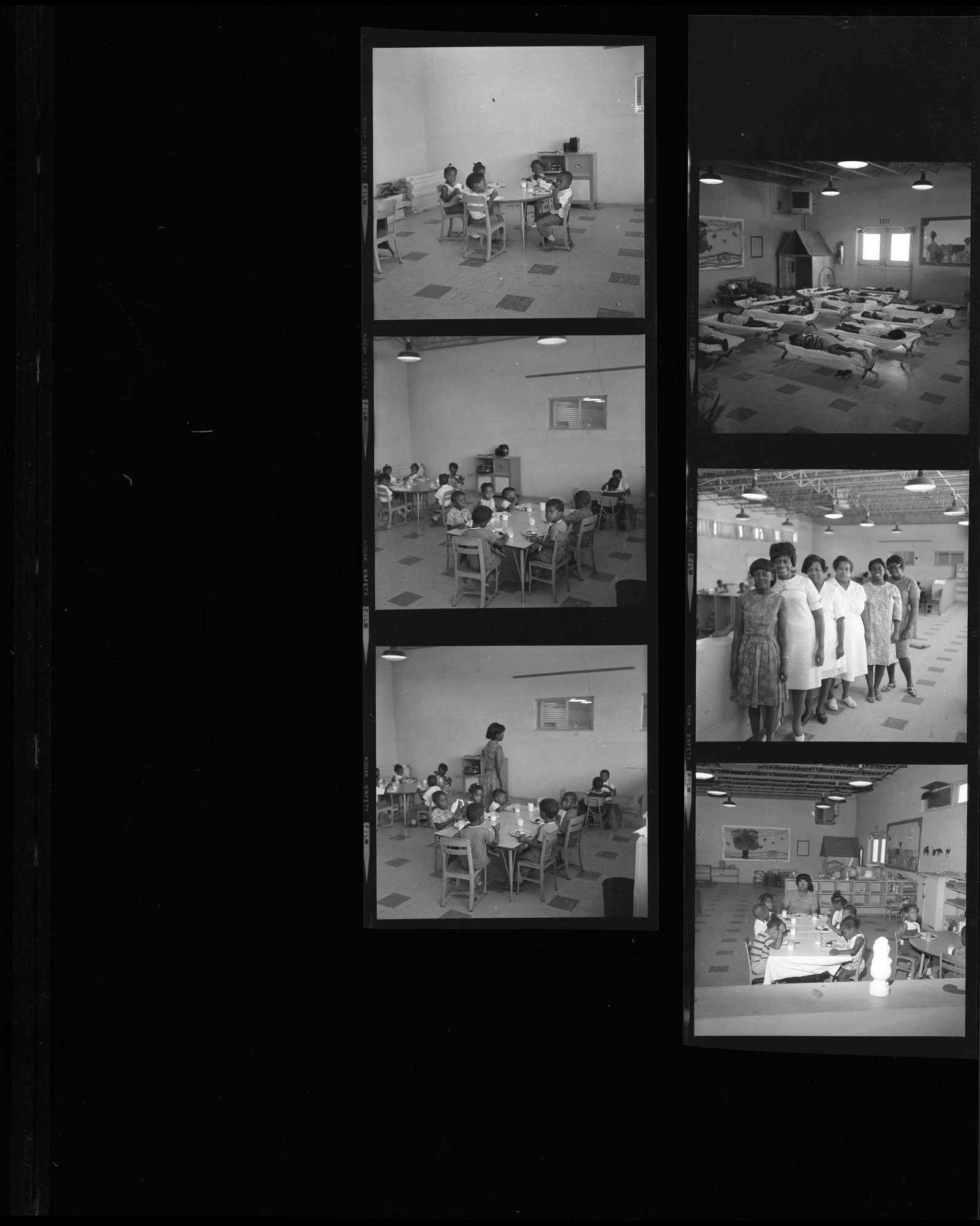 Set of negatives by Clinton Wright of Manpower Development office and childcare center, 1968, page 1