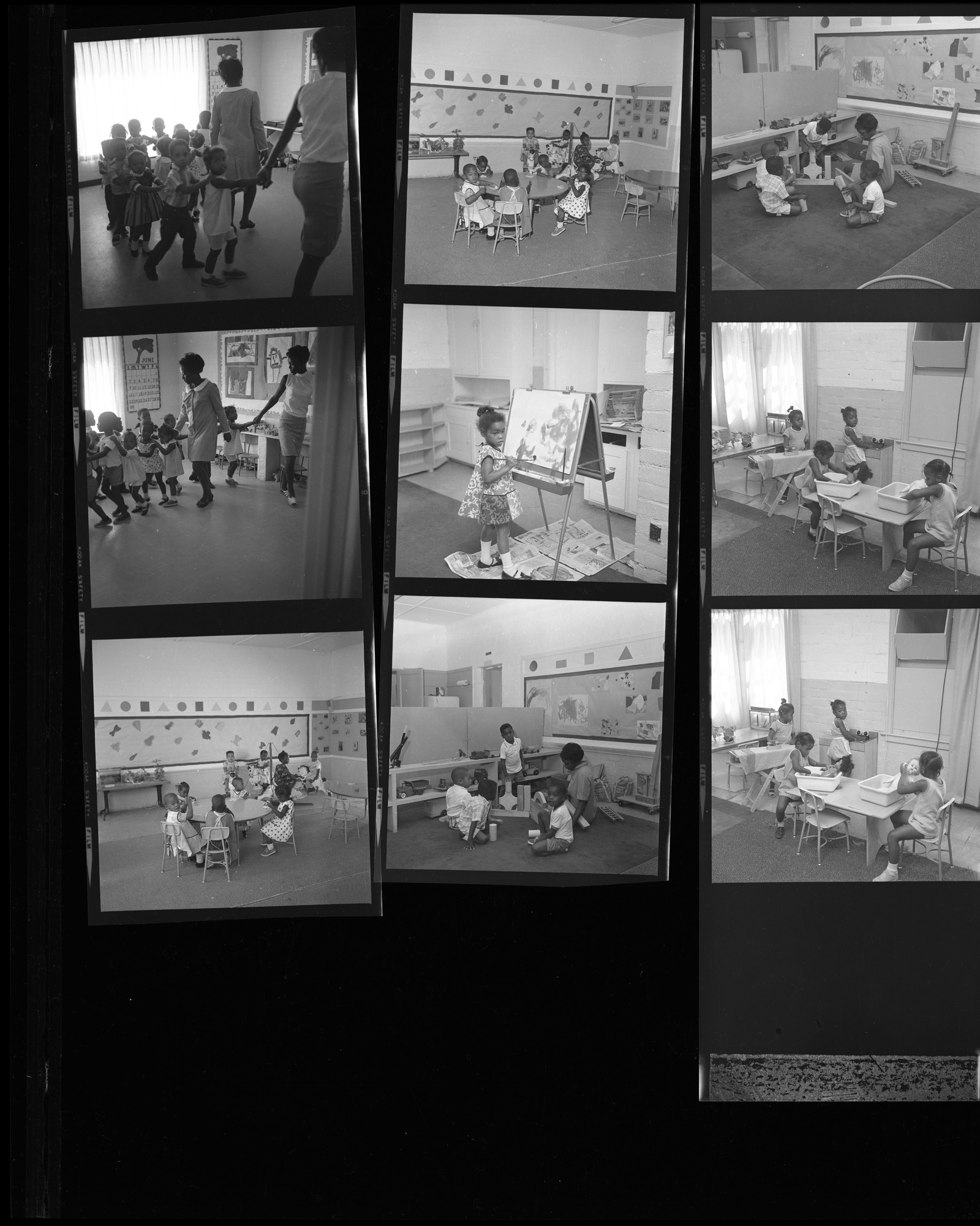 Set of negatives by Clinton Wright of Manpower Development office and childcare center, 1968, page 3