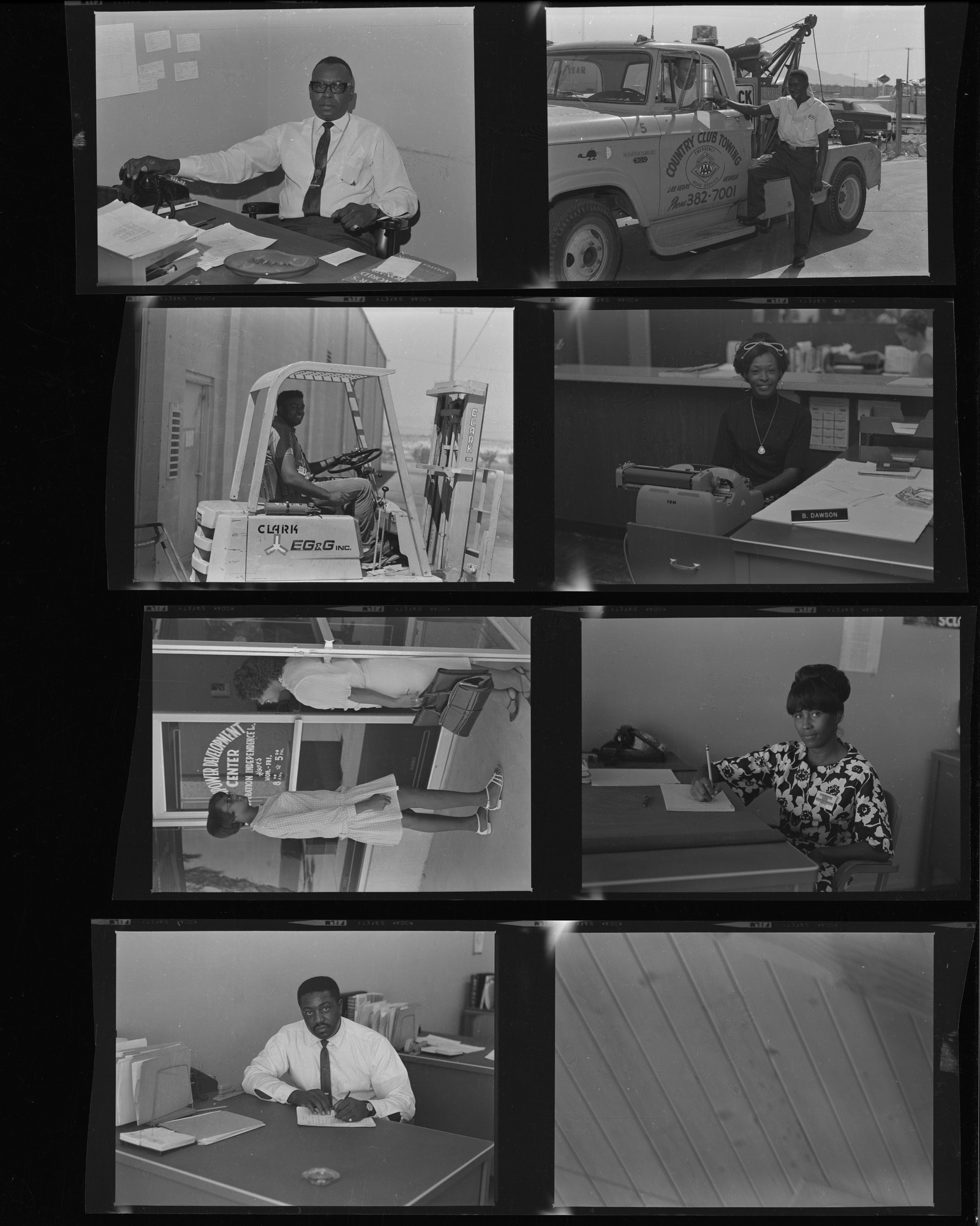 Set of negatives by Clinton Wright of Manpower Development office and childcare center, 1968, page 5