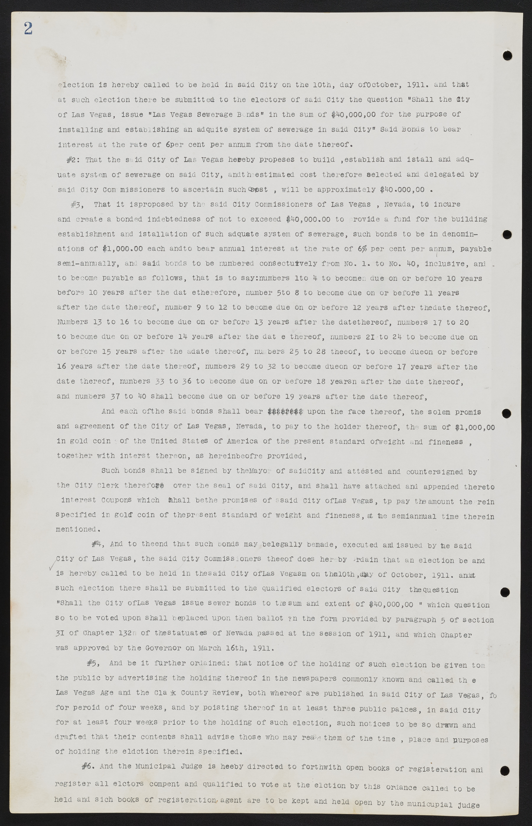 Las Vegas City Commission Minutes, June 22, 1911 to February 7, 1922, lvc000001-16