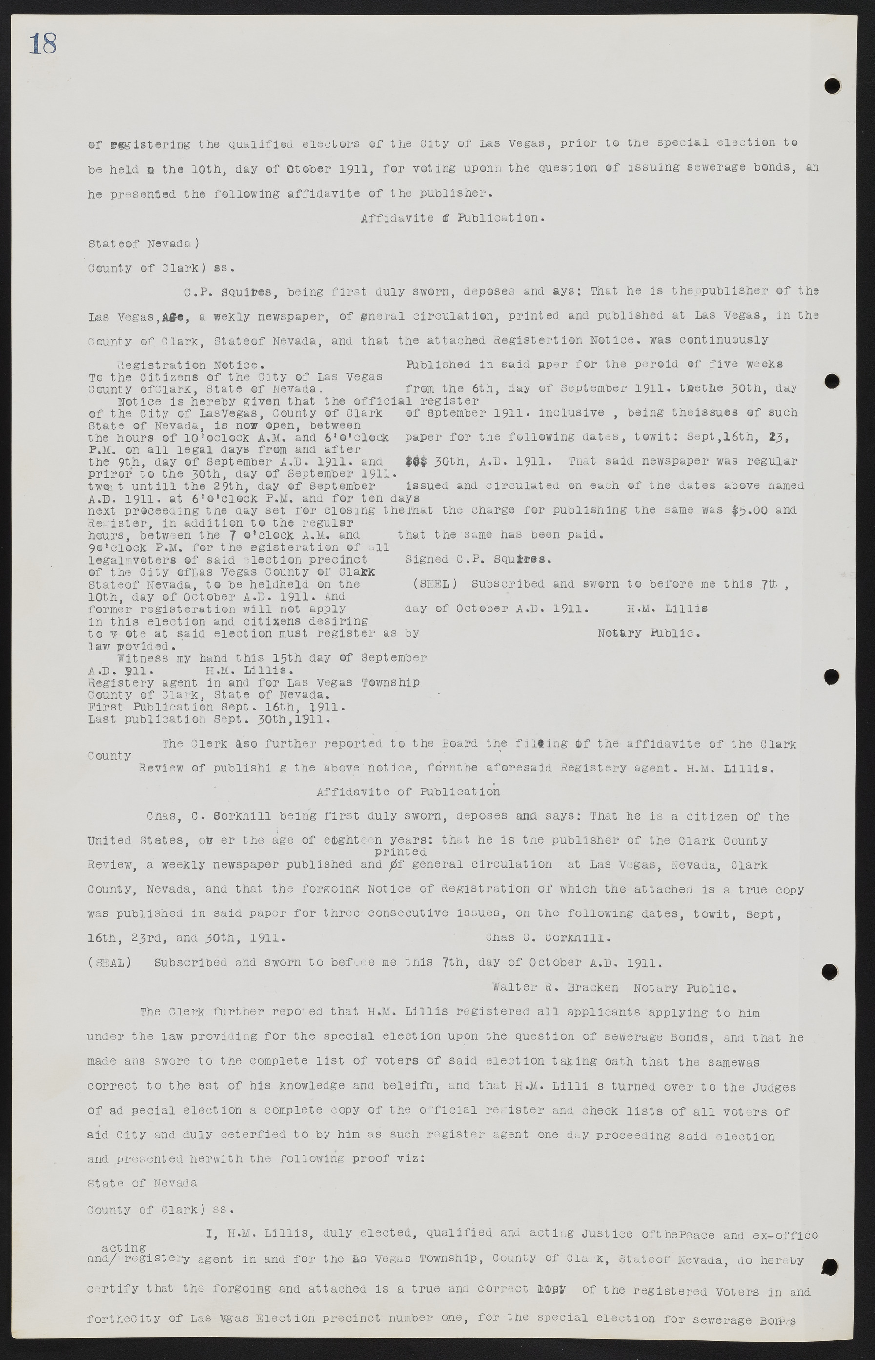 Las Vegas City Commission Minutes, June 22, 1911 to February 7, 1922, lvc000001-32